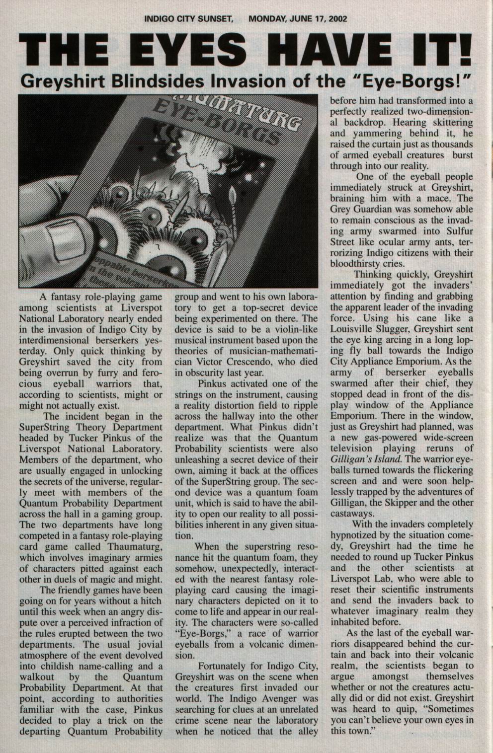 Read online Greyshirt: Indigo Sunset comic -  Issue #6 - 32