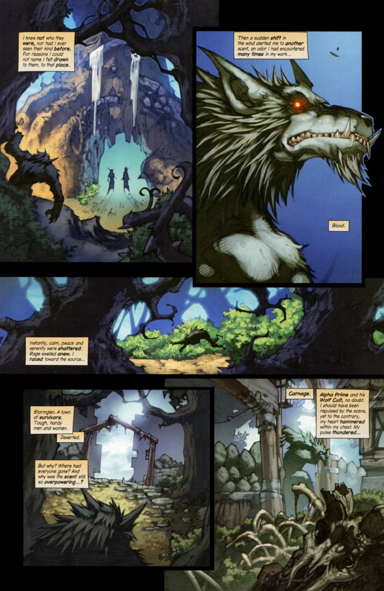 Read online World of Warcraft: Curse of the Worgen comic -  Issue #3 - 4
