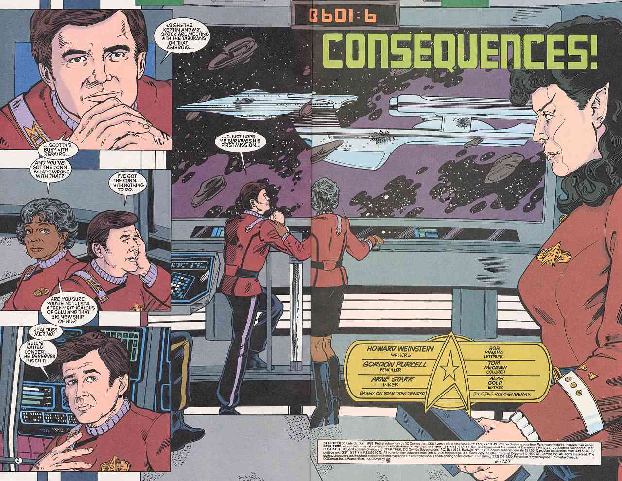 Read online Star Trek (1989) comic -  Issue #38 - 3