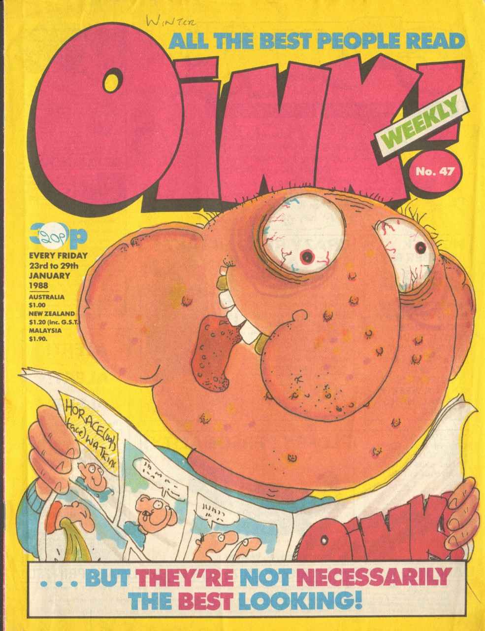 Read online Oink! comic -  Issue #47 - 1