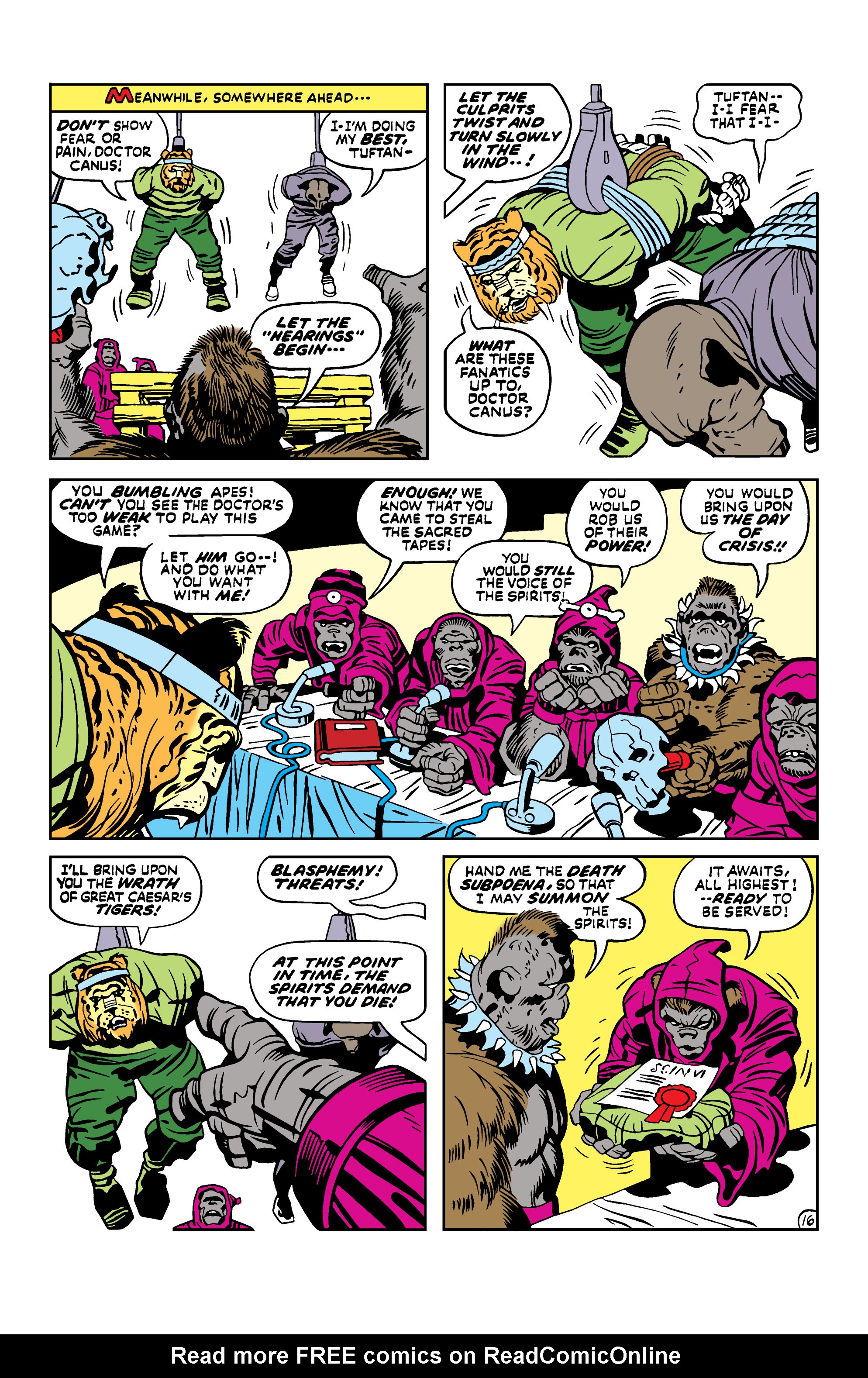 Read online Kamandi, The Last Boy On Earth comic -  Issue #15 - 16