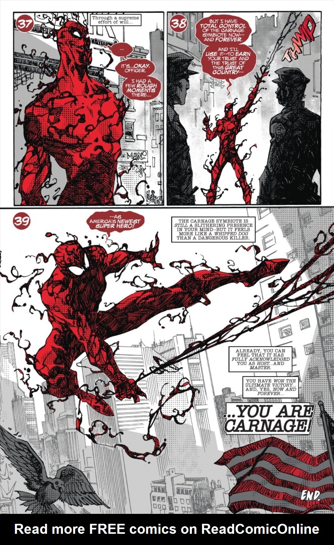 Read online Carnage: Black, White & Blood comic -  Issue #1 - 32