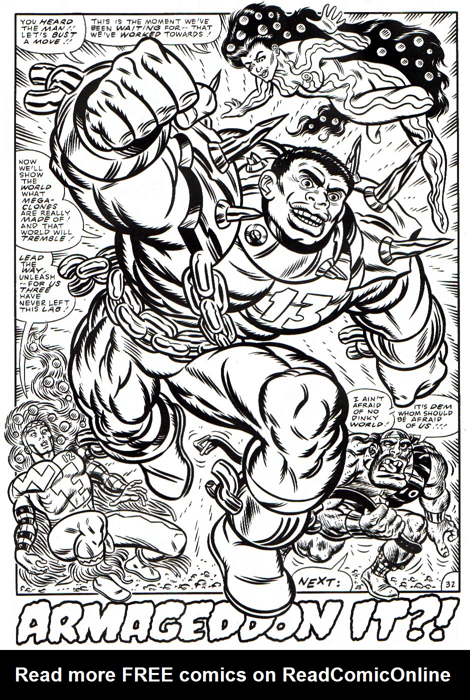 Read online Don Simpson's Bizarre Heroes comic -  Issue #4 - 33