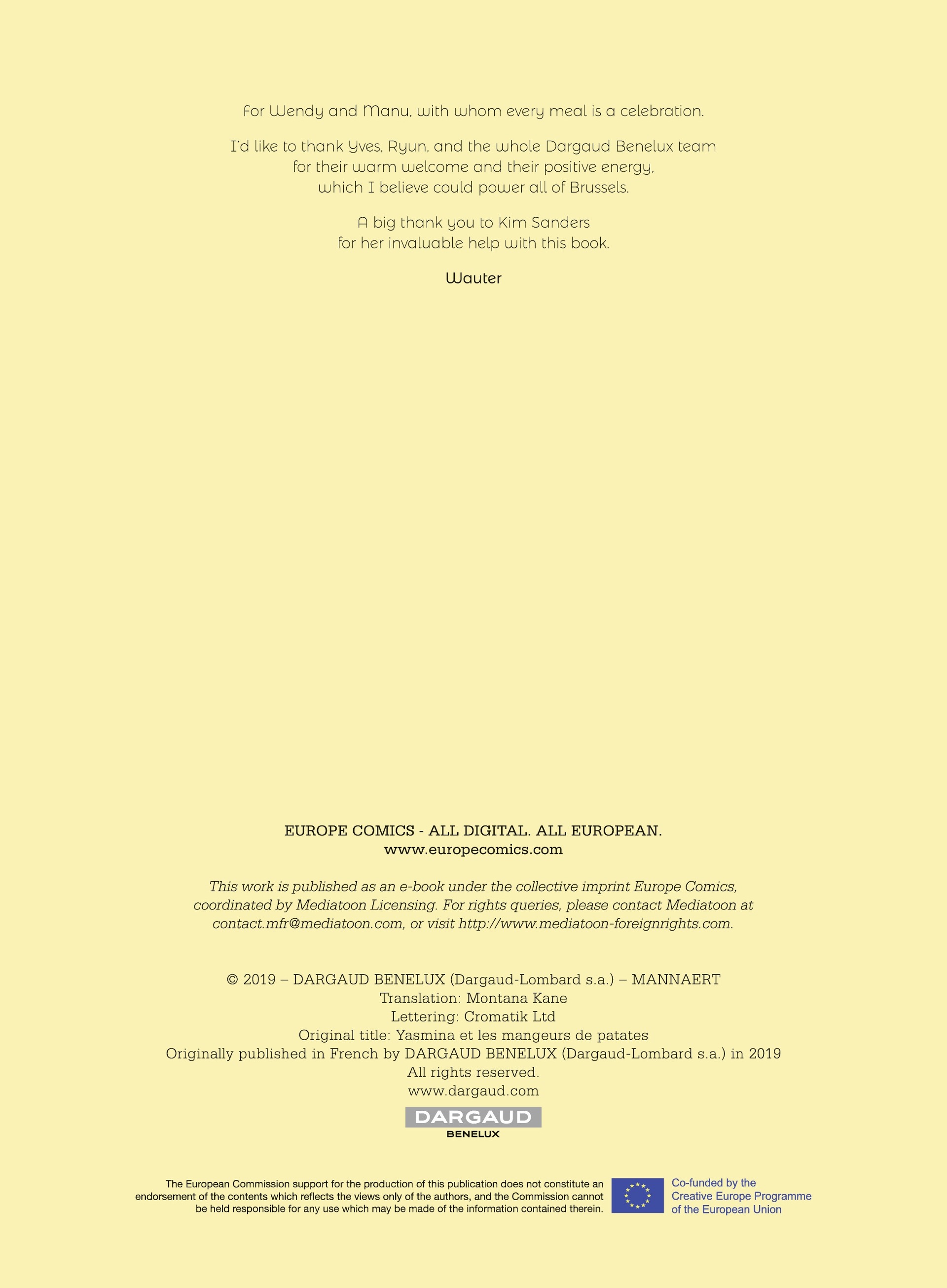 Read online Yasmina and the Potato Eaters comic -  Issue #2 - 76