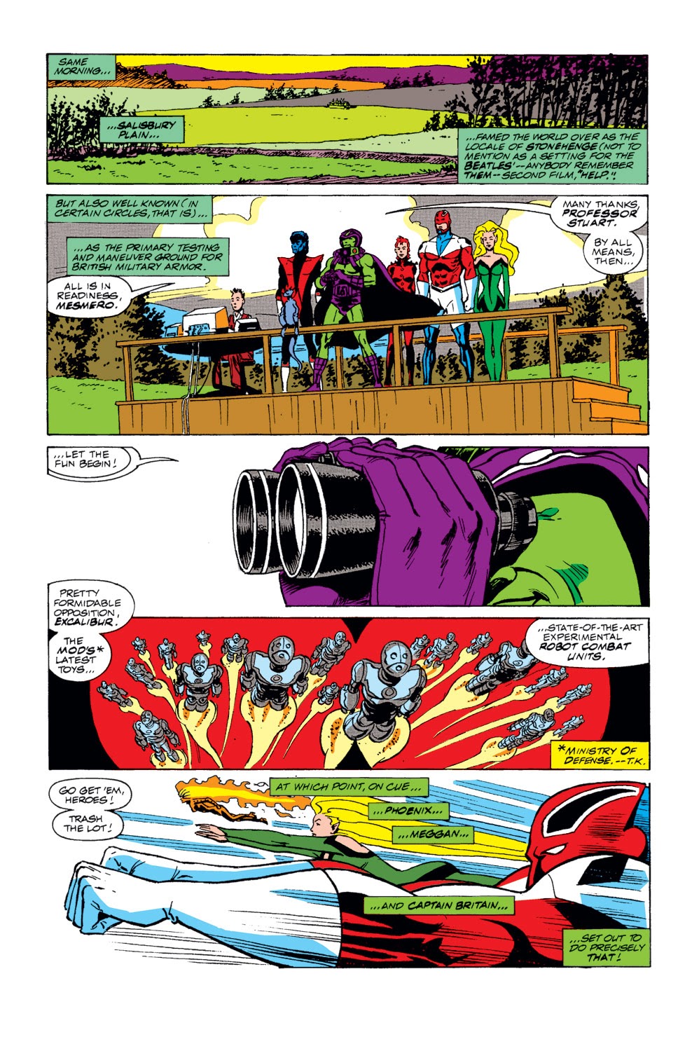 Read online Excalibur (1988) comic -  Issue #34 - 7