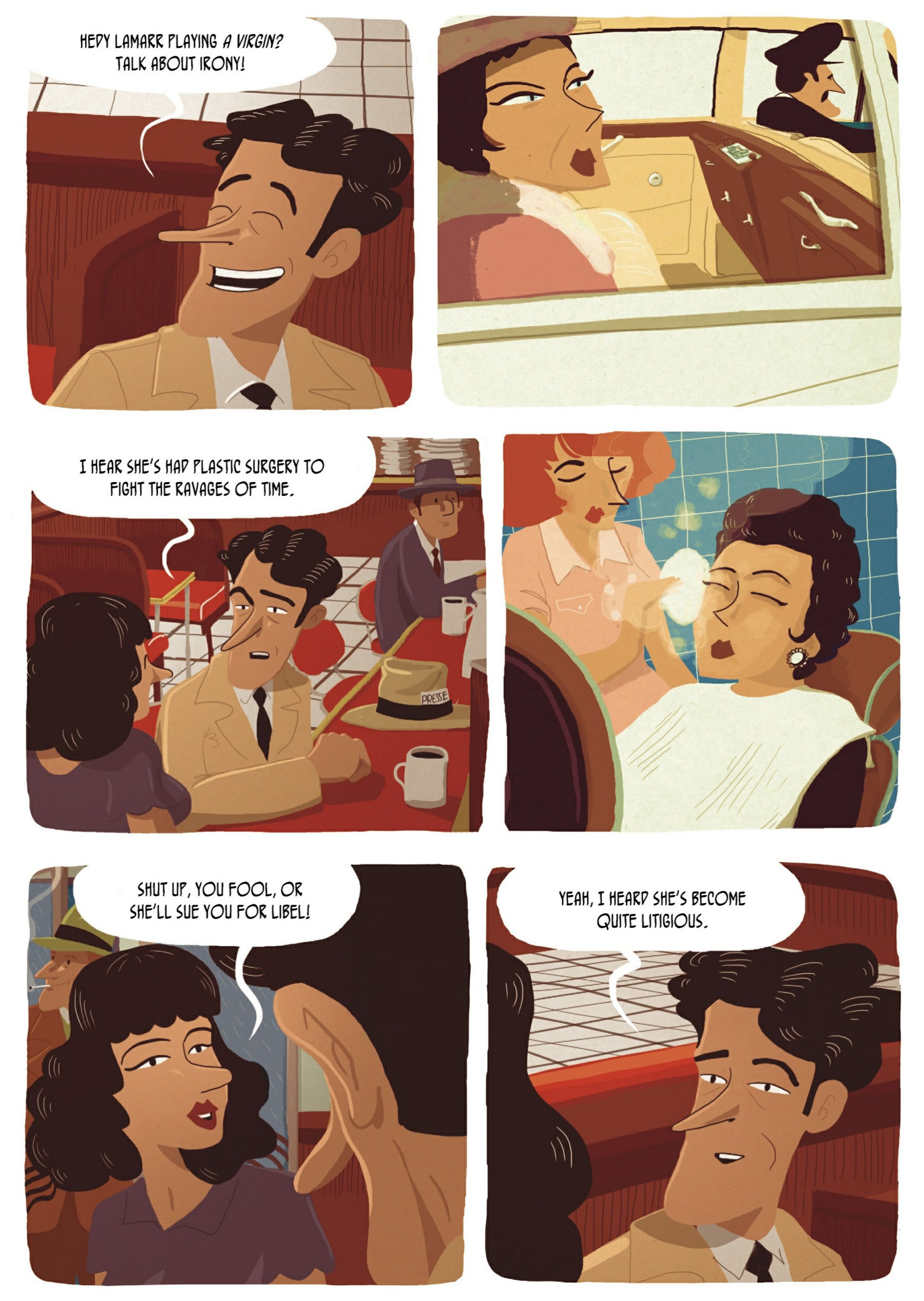 Read online Hedy Lamarr: An Incredible Life comic -  Issue # TPB (Part 2) - 47