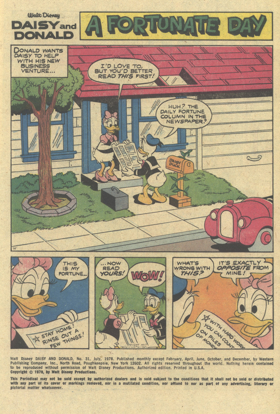 Read online Walt Disney Daisy and Donald comic -  Issue #31 - 3