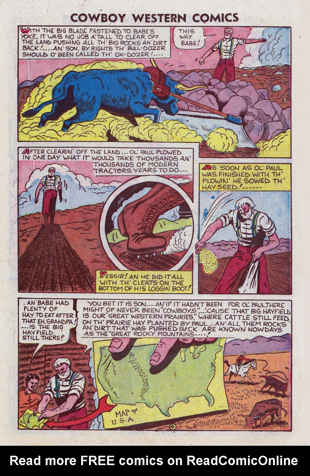 Read online Cowboy Western Comics (1948) comic -  Issue #36 - 11