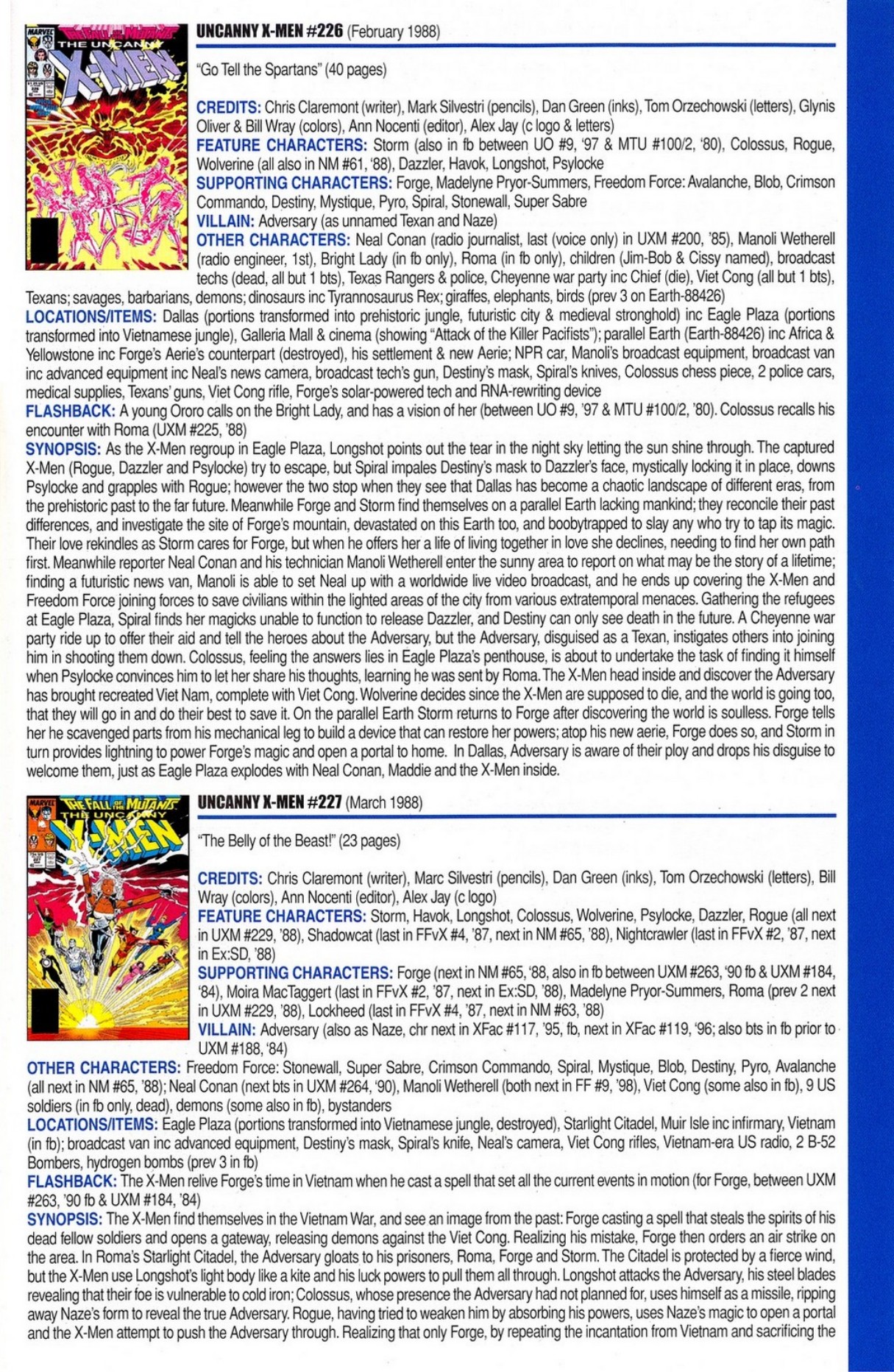 Read online Official Index to the Marvel Universe comic -  Issue #5 - 65