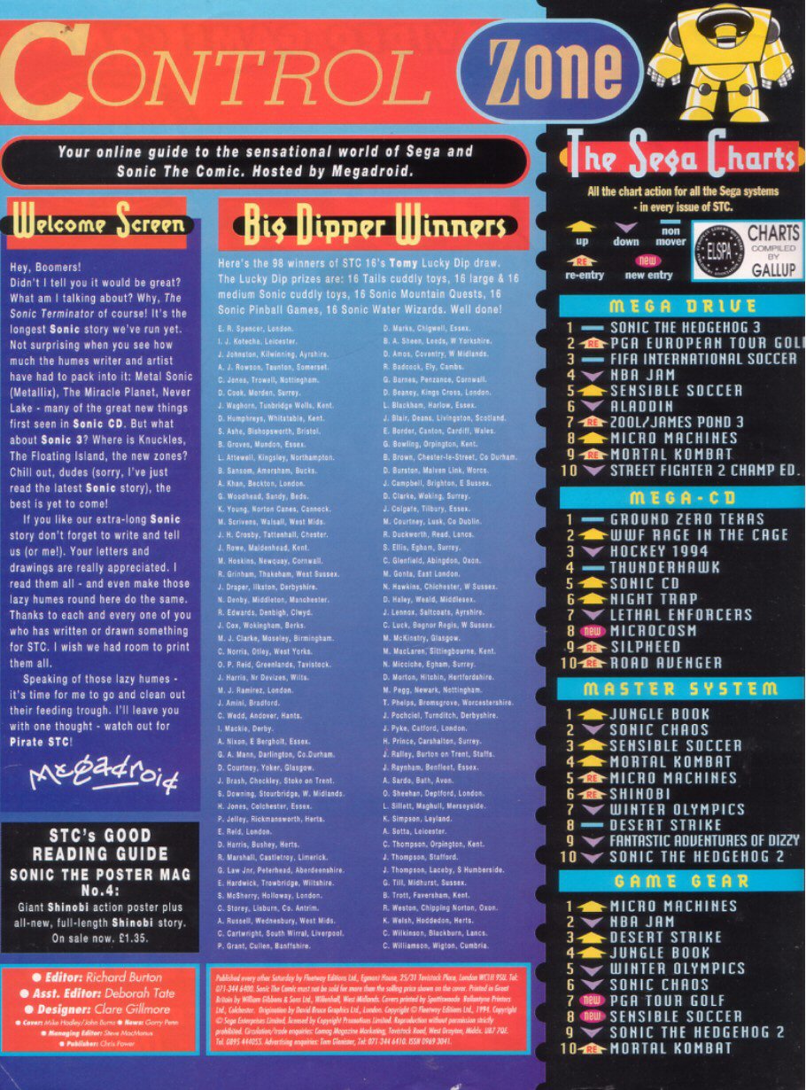 Read online Sonic the Comic comic -  Issue #26 - 2