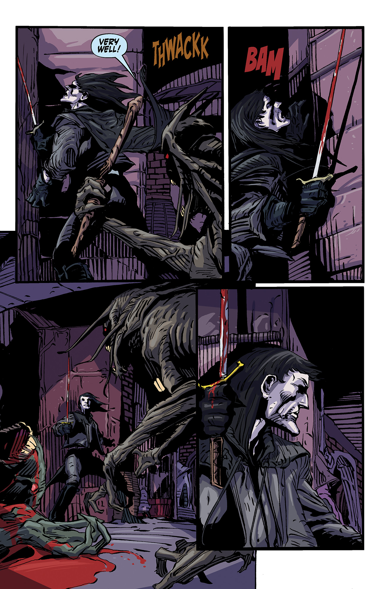 Read online Solomon Kane: Death's Black Riders comic -  Issue #4 - 12