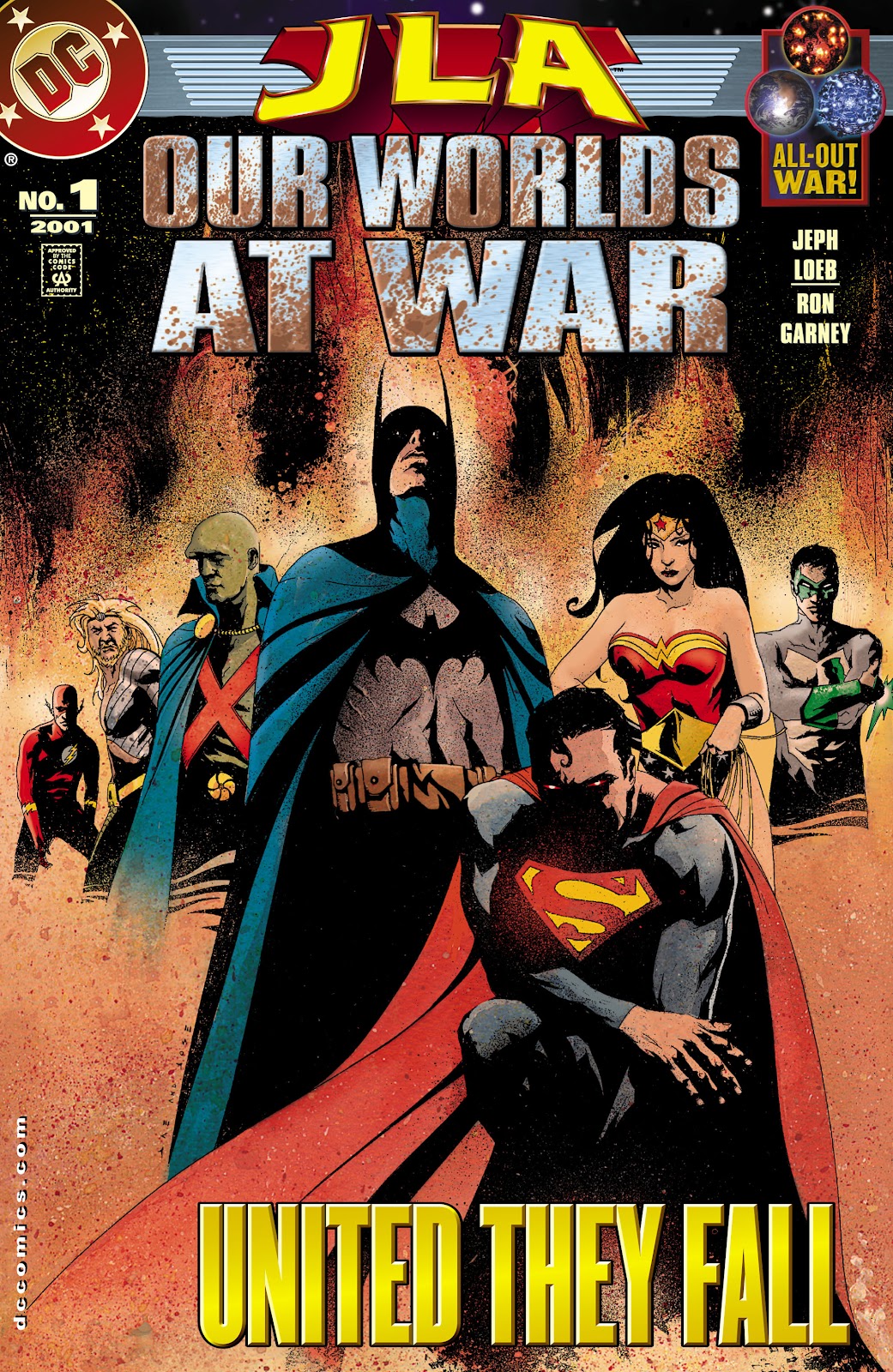 JLA: Our Worlds at War issue Full - Page 1