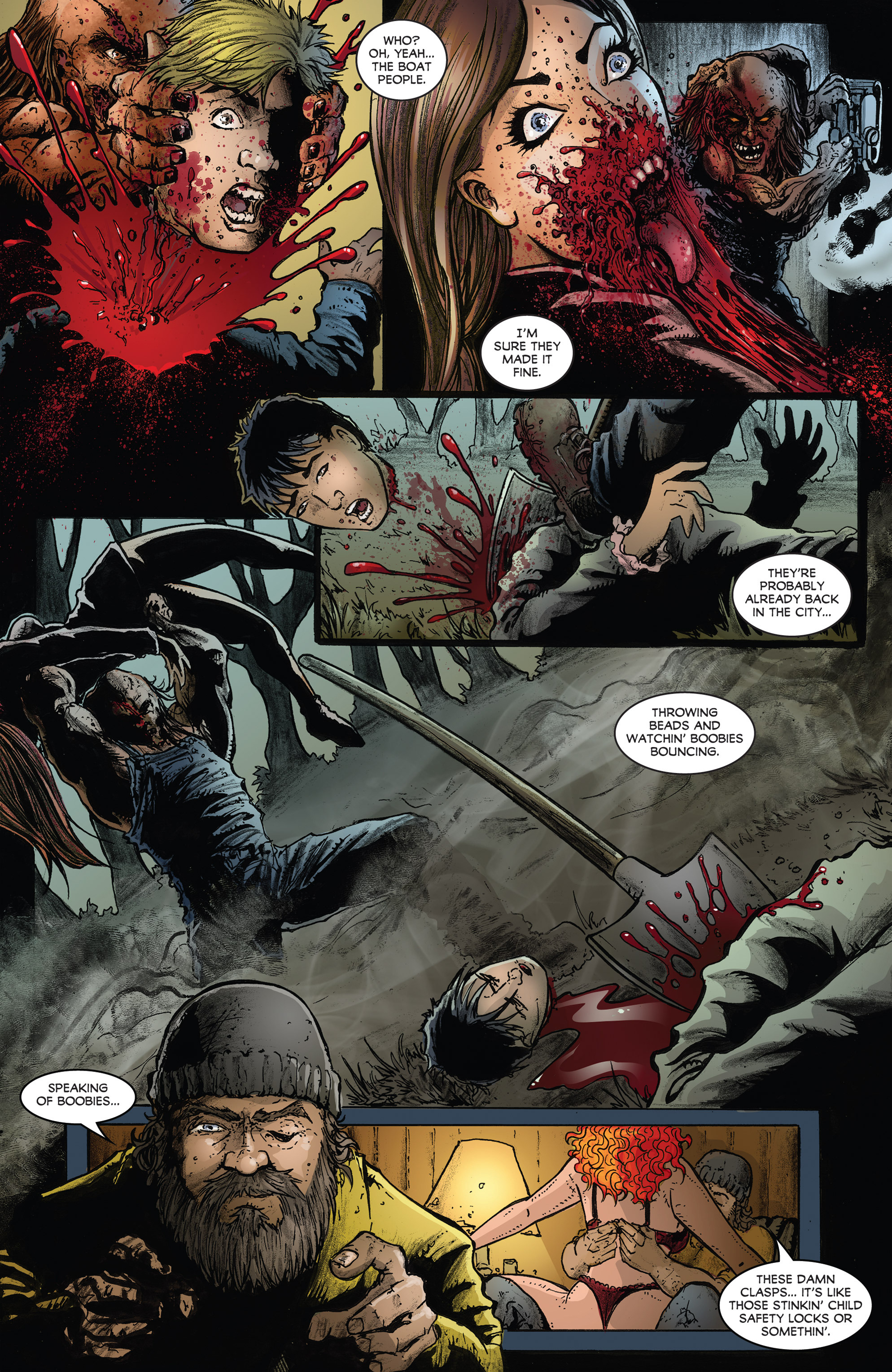 Read online Adam Green's Hatchet comic -  Issue #0 - 17