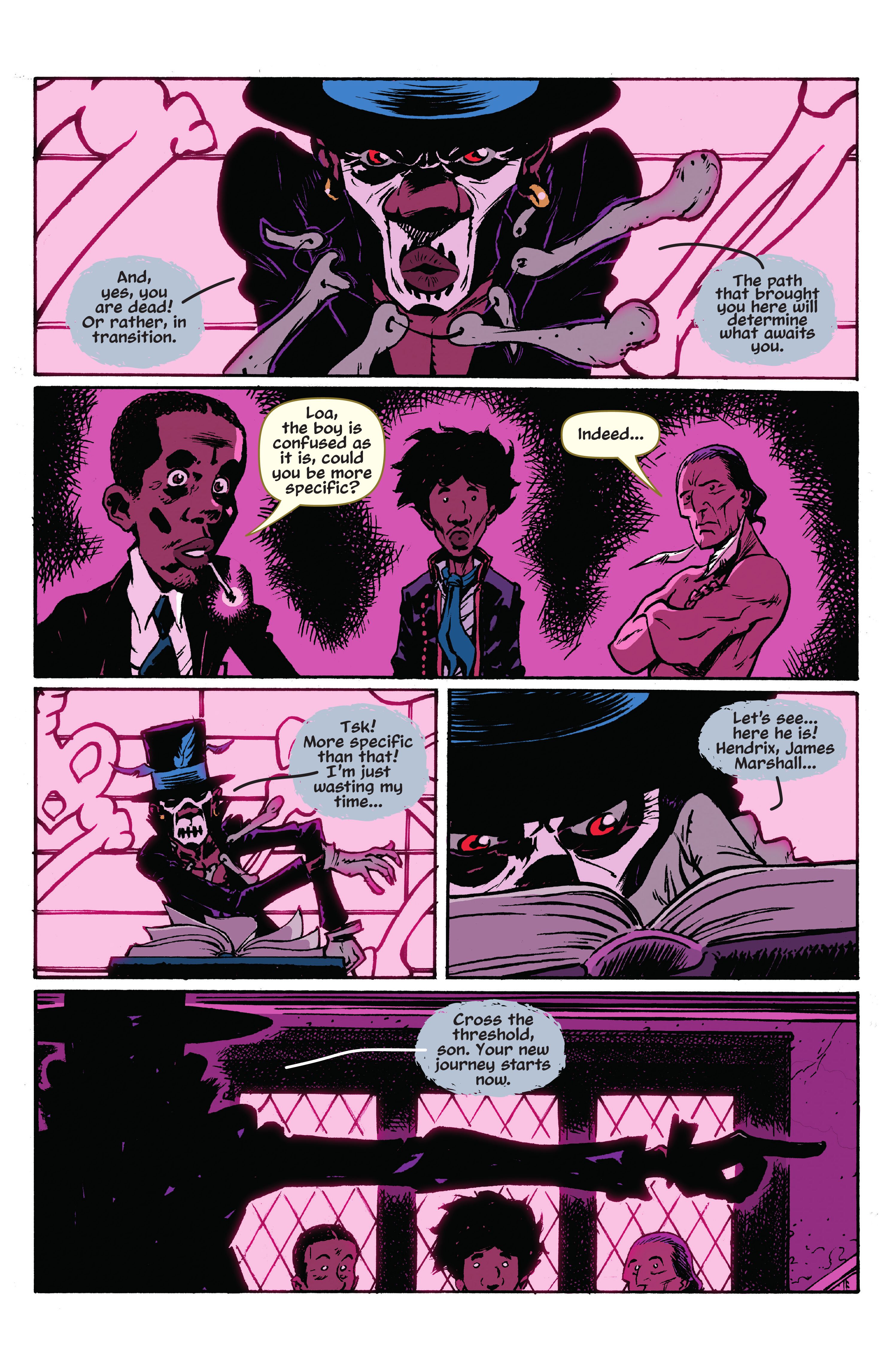 Read online Hendrix: Electric Requiem comic -  Issue # TPB - 7