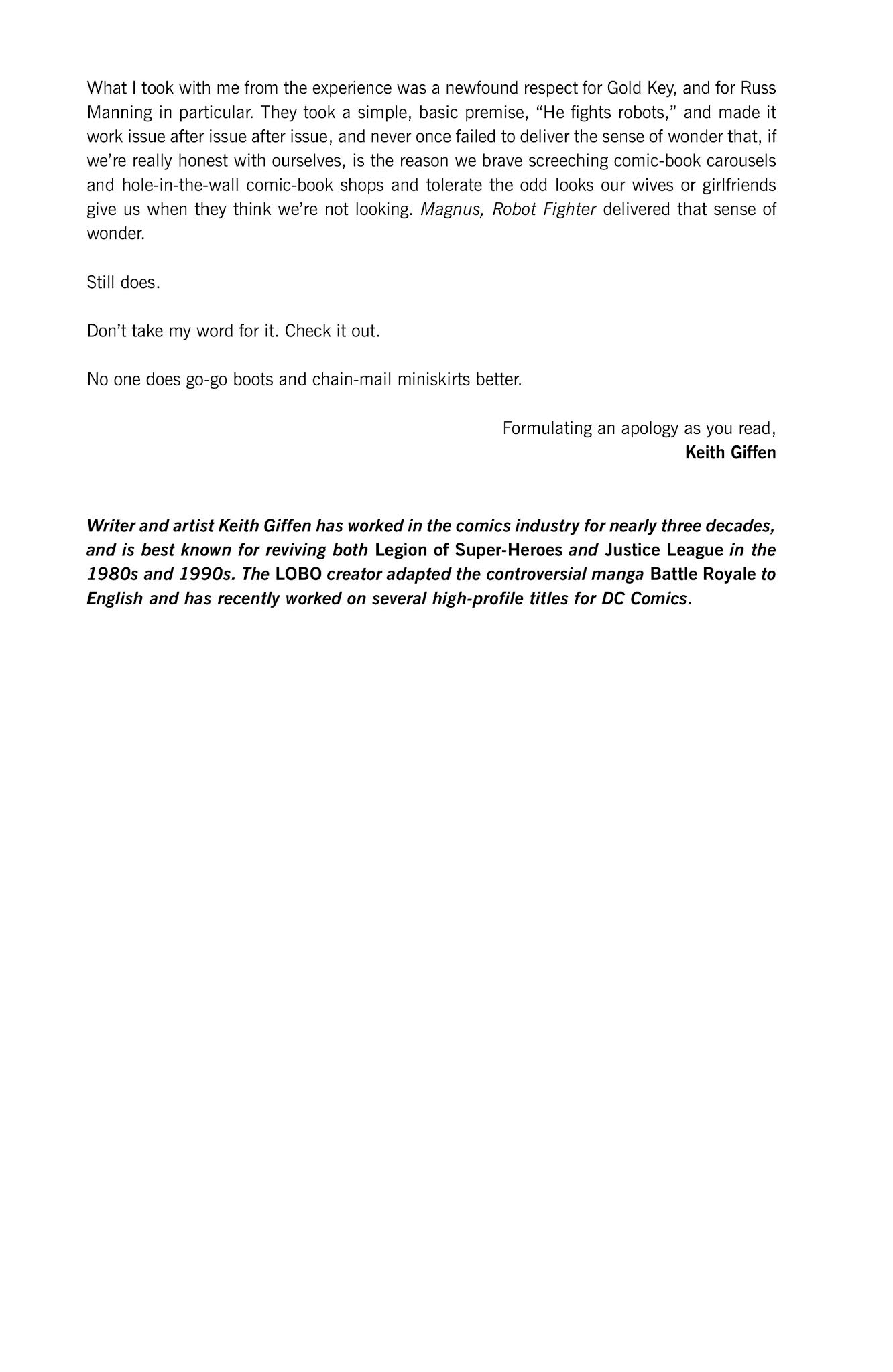 Read online Magnus, Robot Fighter Archives comic -  Issue # TPB 3 (Part 1) - 10