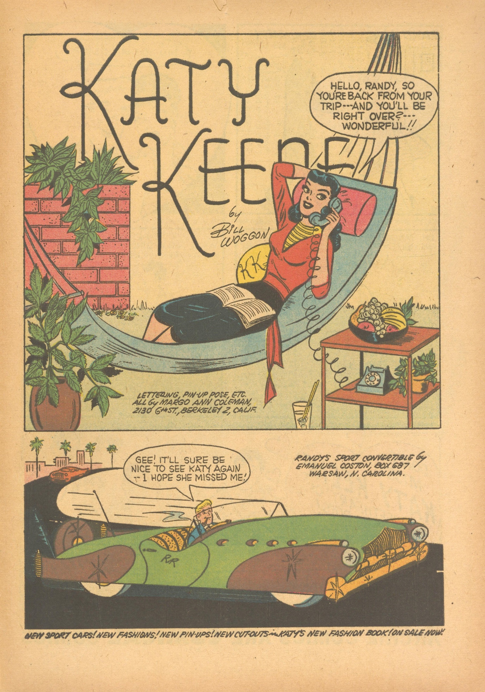 Read online Katy Keene (1949) comic -  Issue #33 - 33