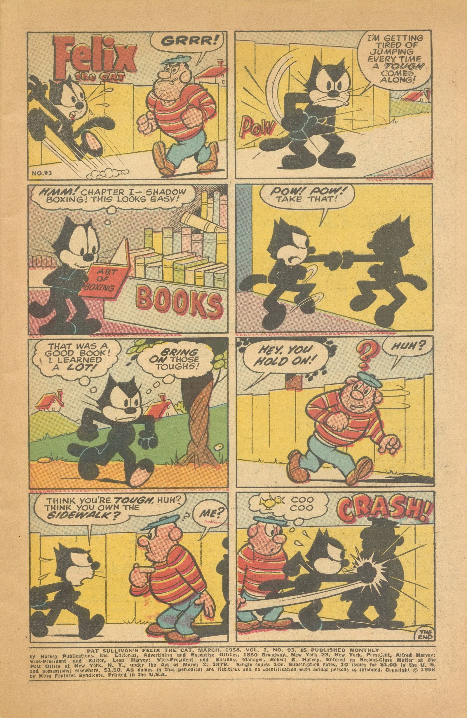 Read online Felix the Cat (1955) comic -  Issue #93 - 3
