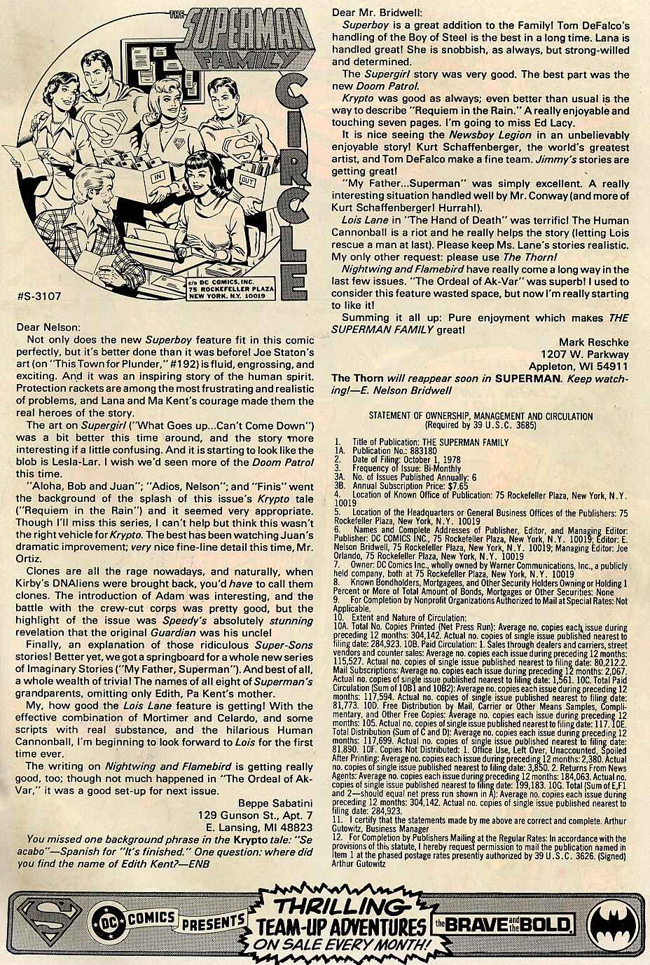 Read online The Superman Family comic -  Issue #195 - 67