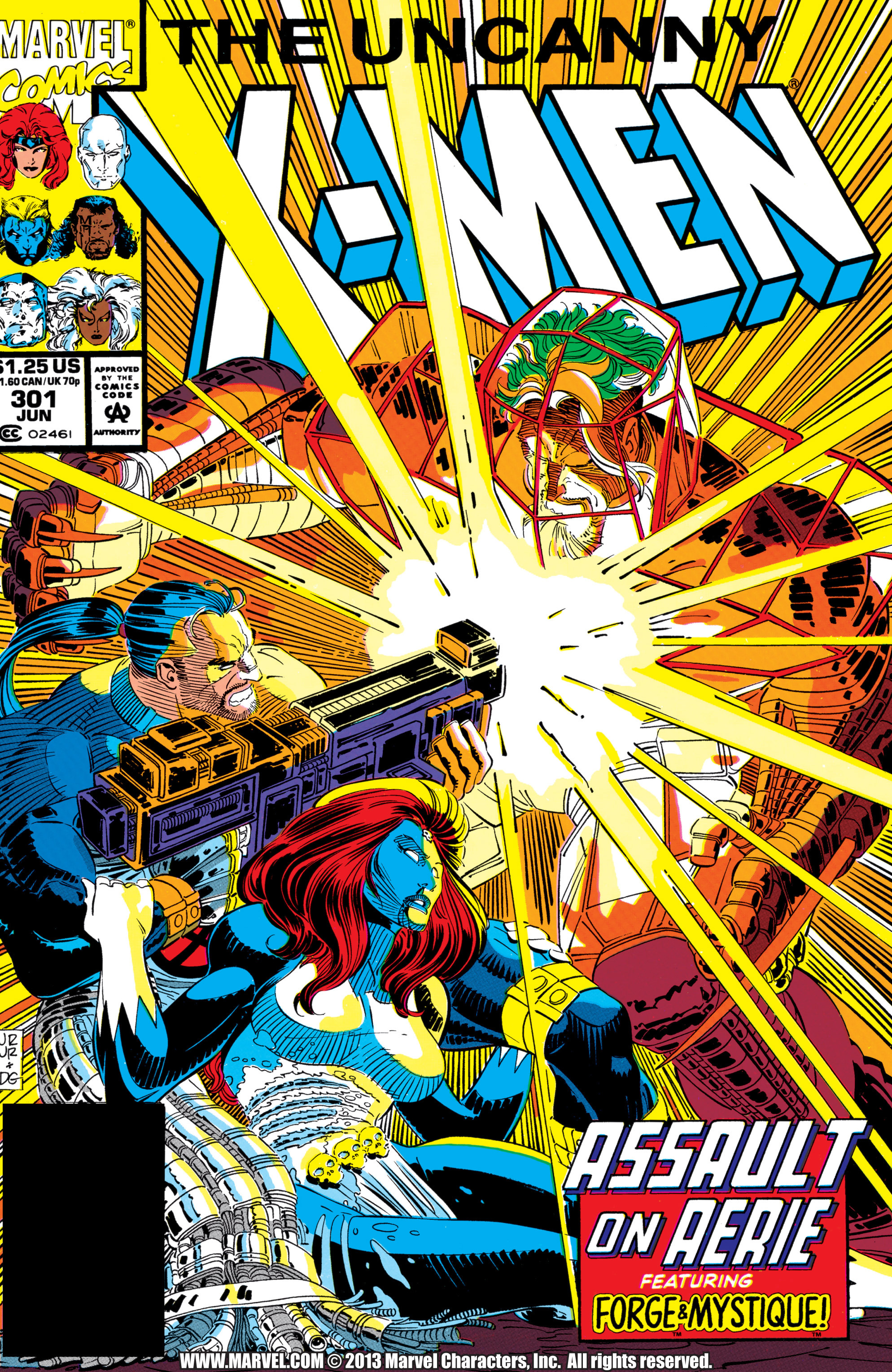 Read online Uncanny X-Men (1963) comic -  Issue #301 - 1