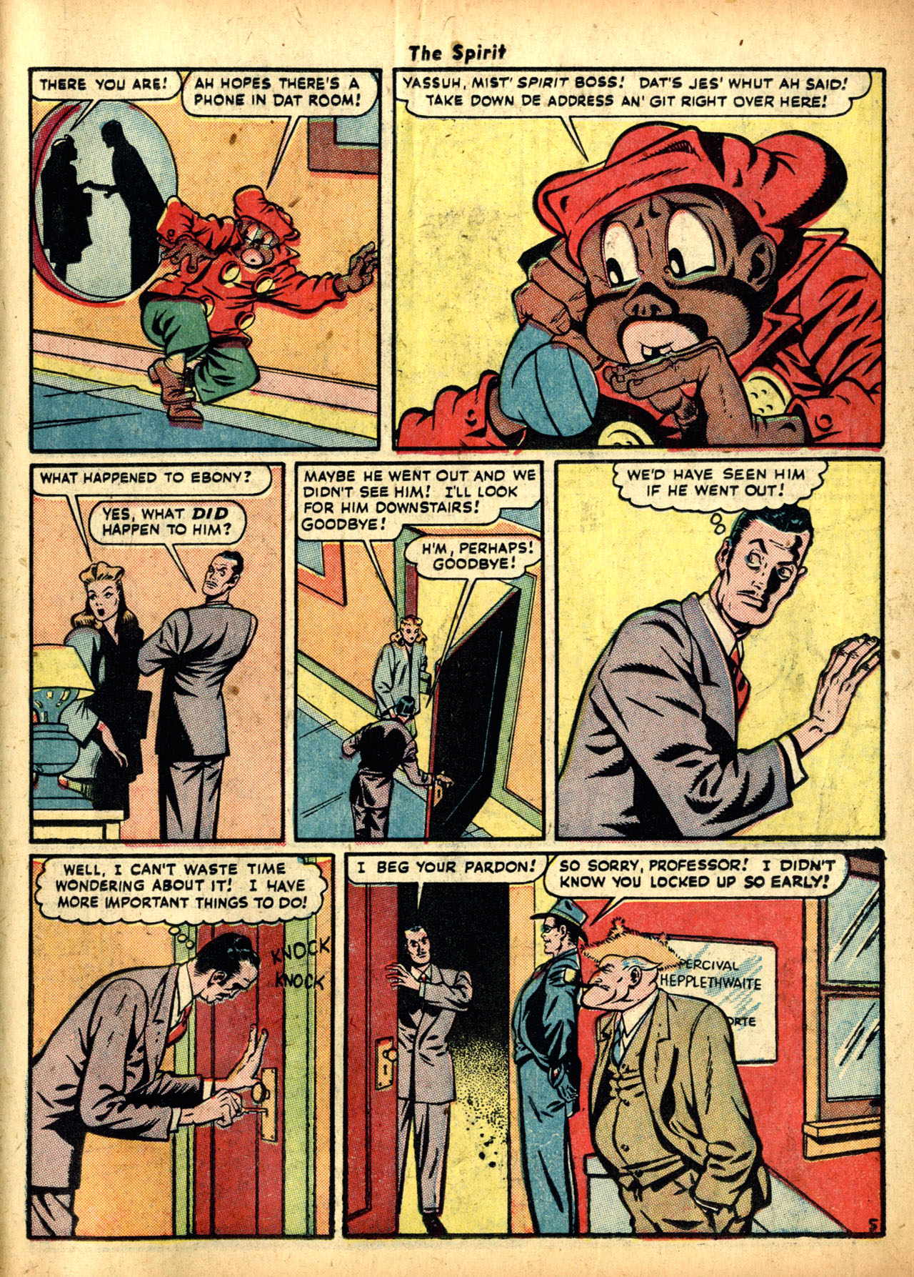 Read online The Spirit (1944) comic -  Issue #5 - 15