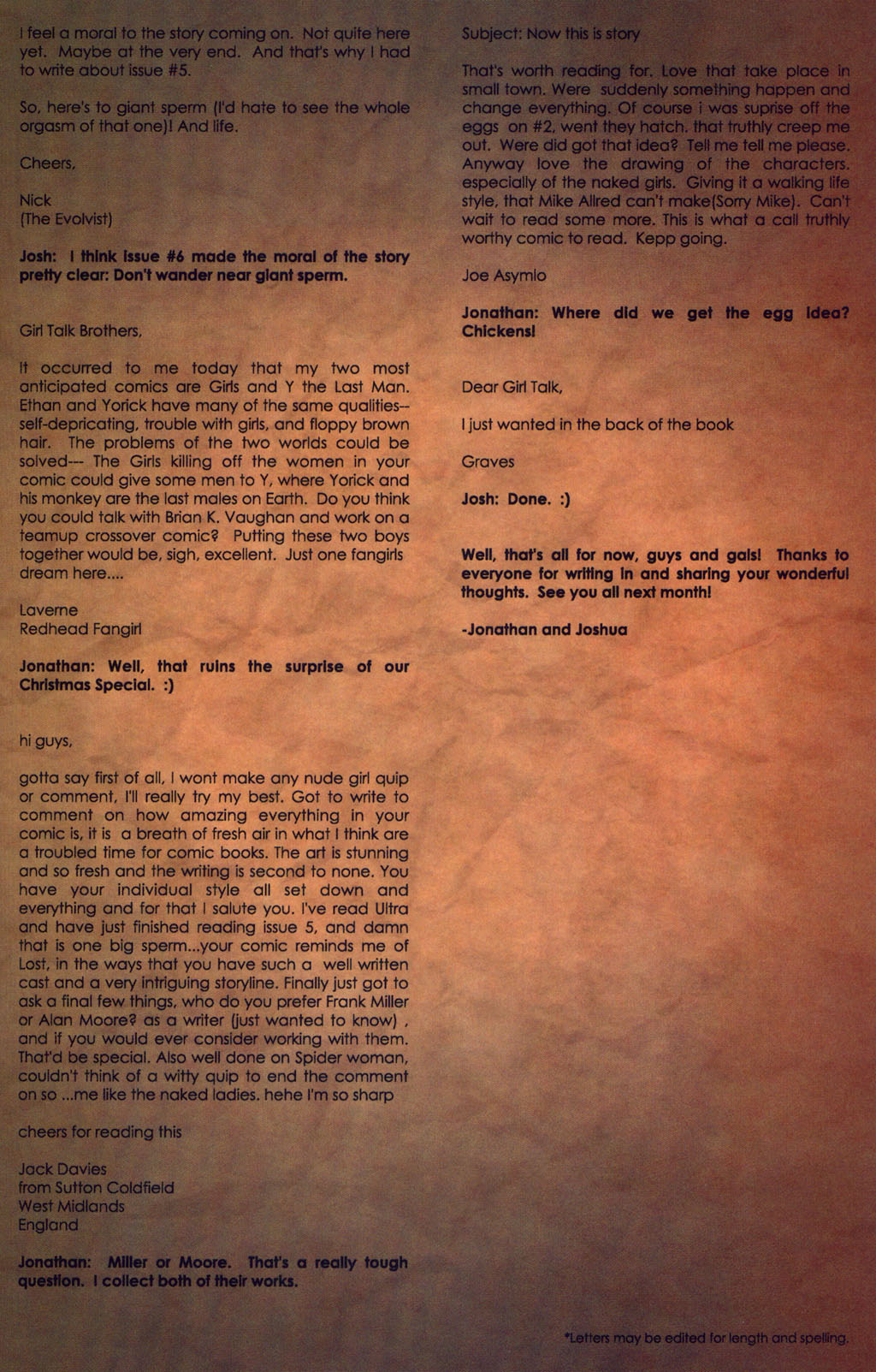 Read online Girls comic -  Issue #7 - 28