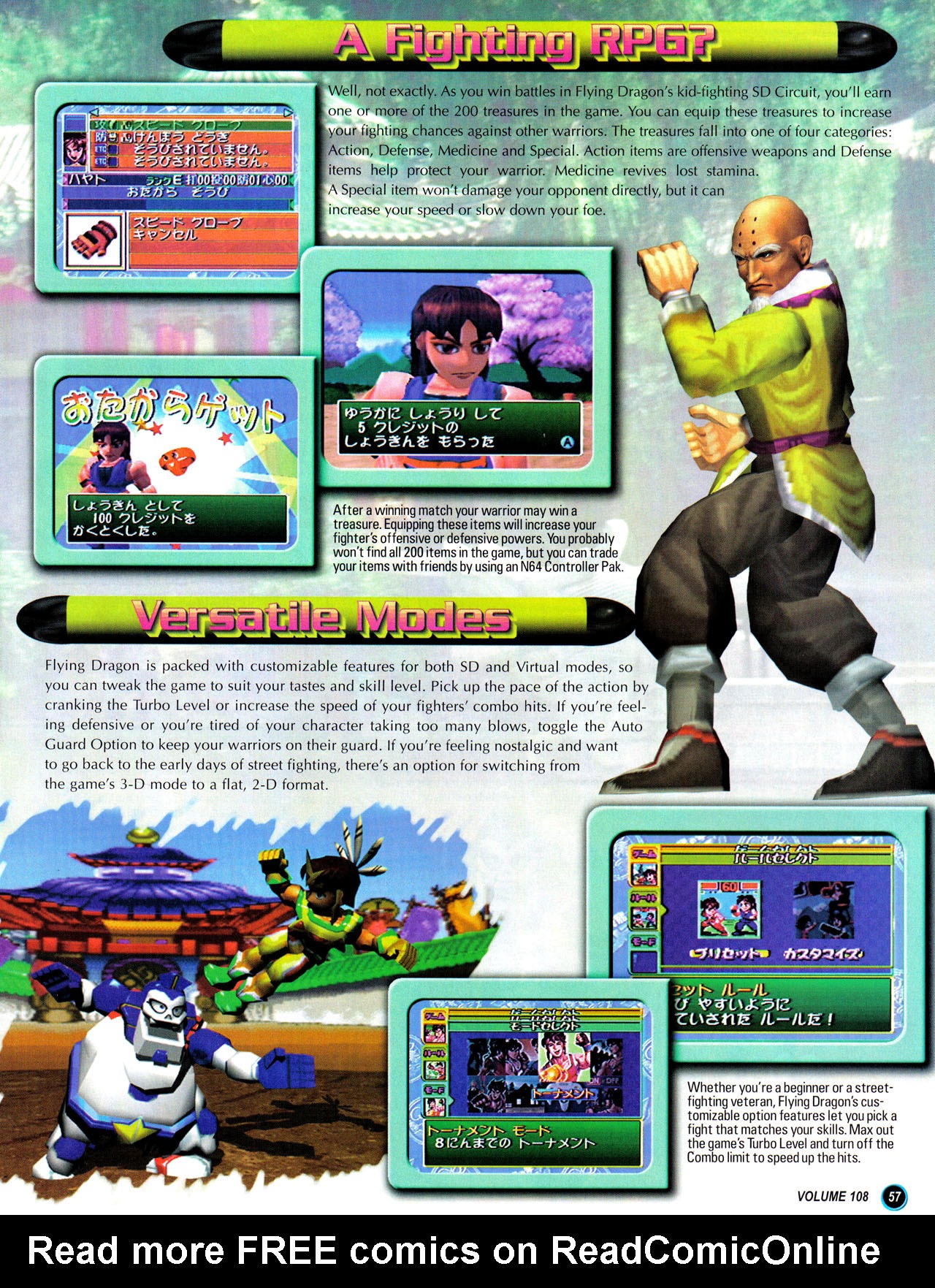 Read online Nintendo Power comic -  Issue #108 - 64