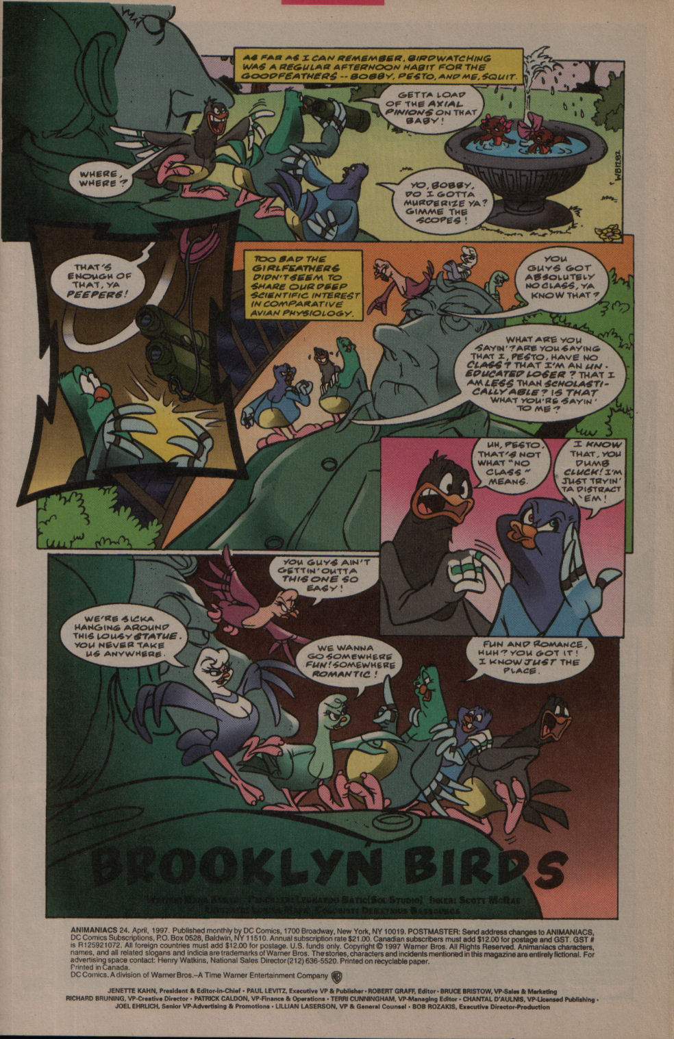 Read online Animaniacs comic -  Issue #24 - 2