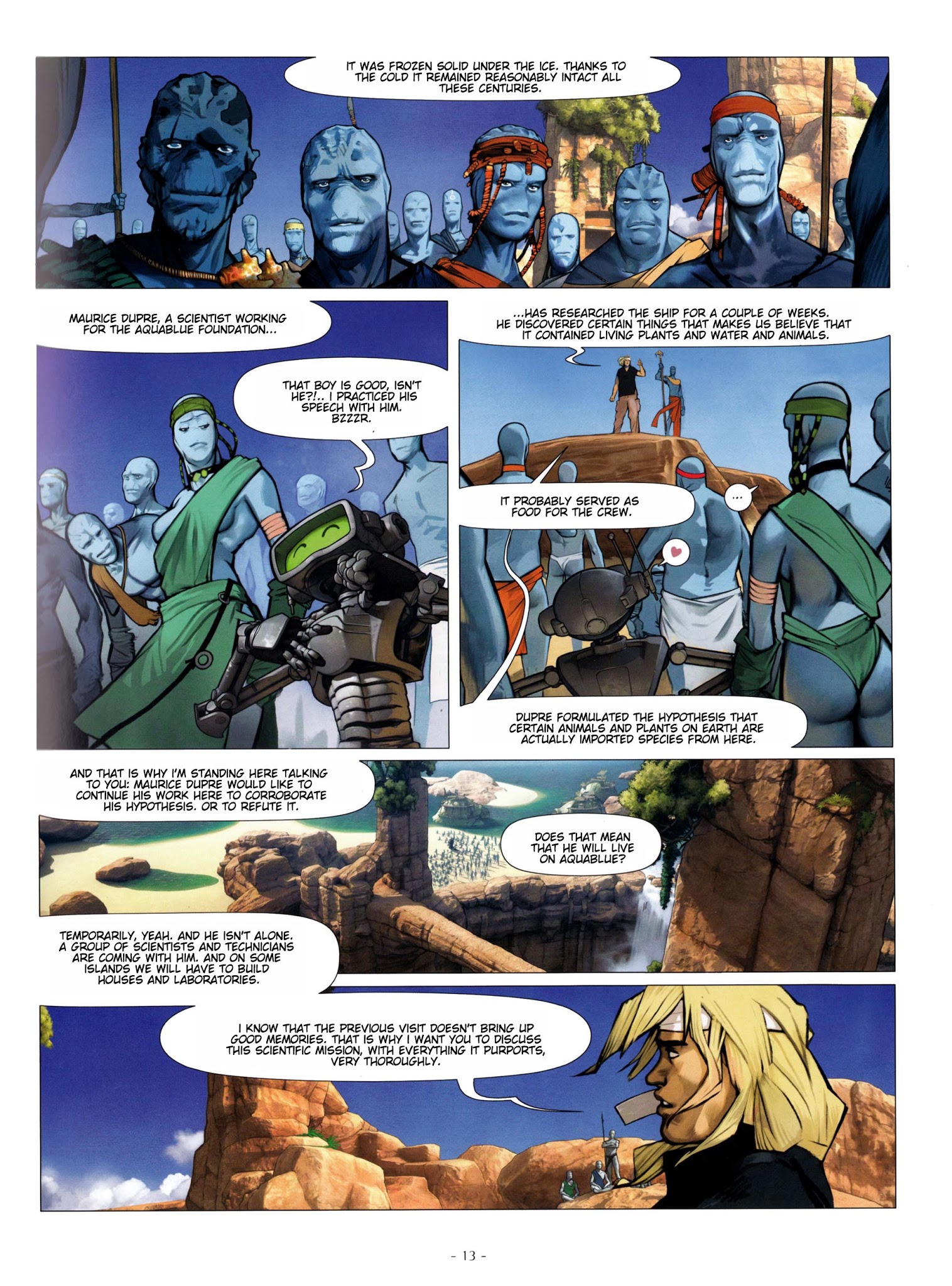 Read online Aquablue comic -  Issue #12 - 14