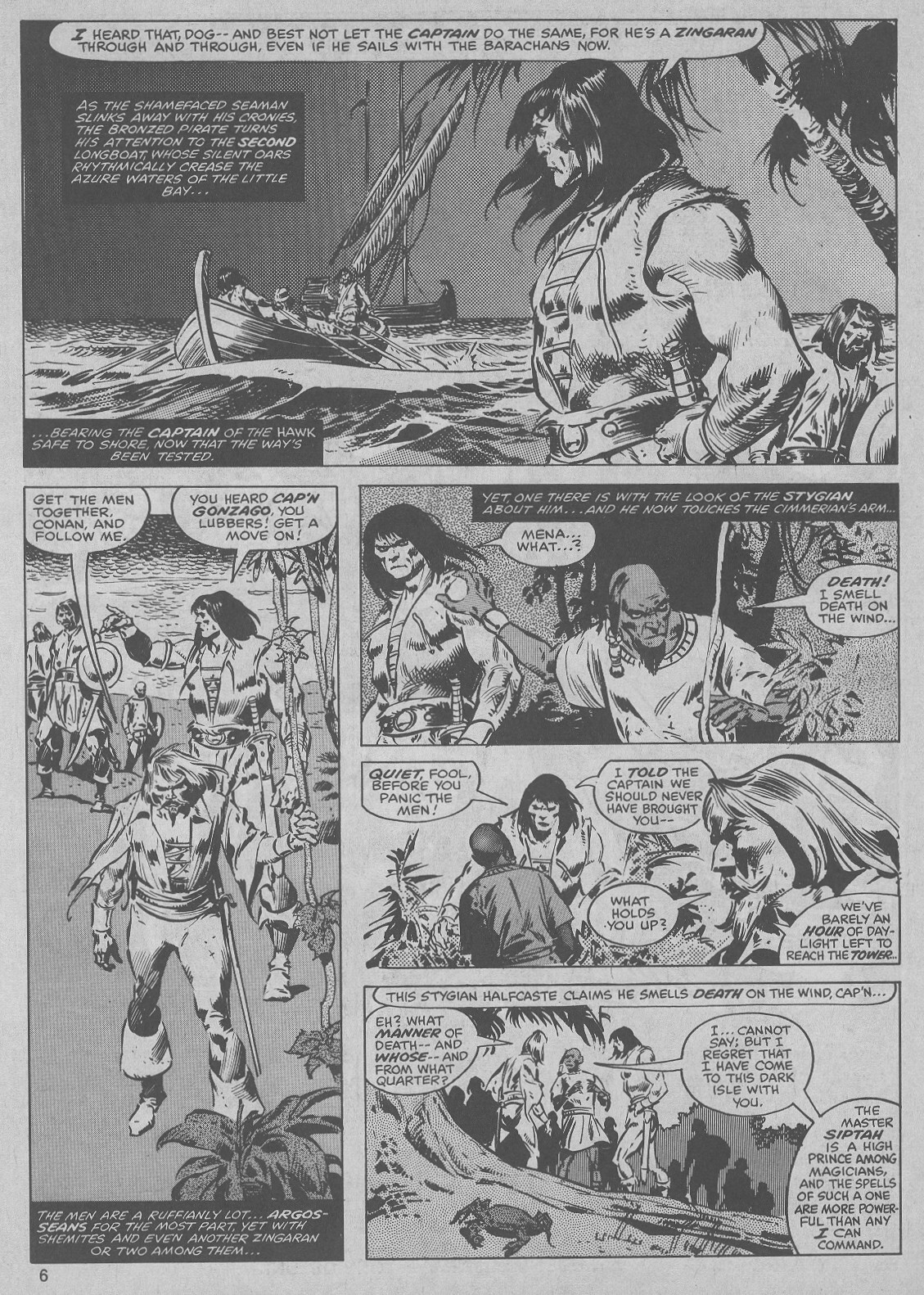 Read online The Savage Sword Of Conan comic -  Issue #45 - 6