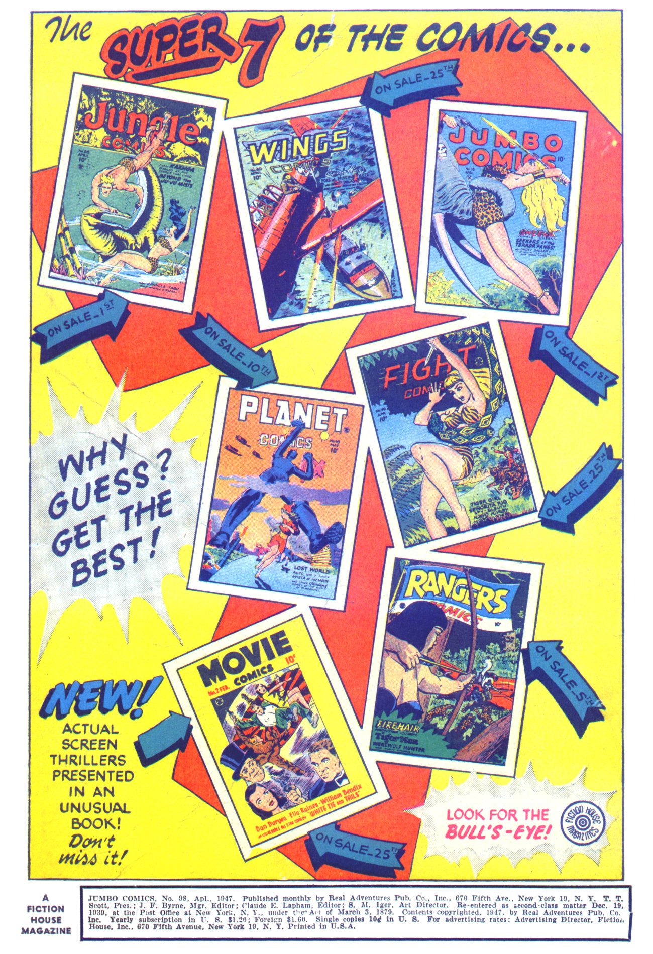 Read online Jumbo Comics comic -  Issue #98 - 2