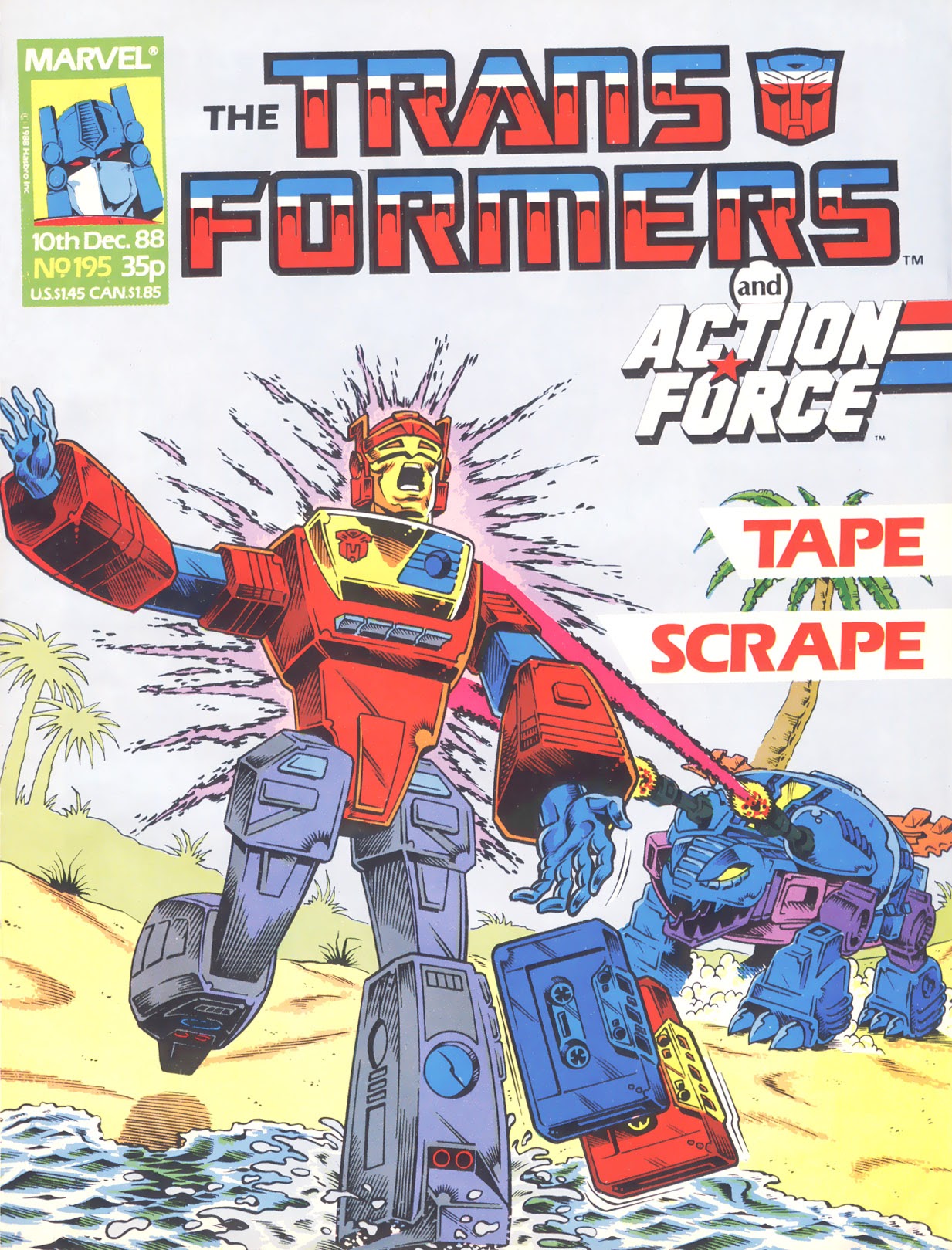 Read online The Transformers (UK) comic -  Issue #195 - 1