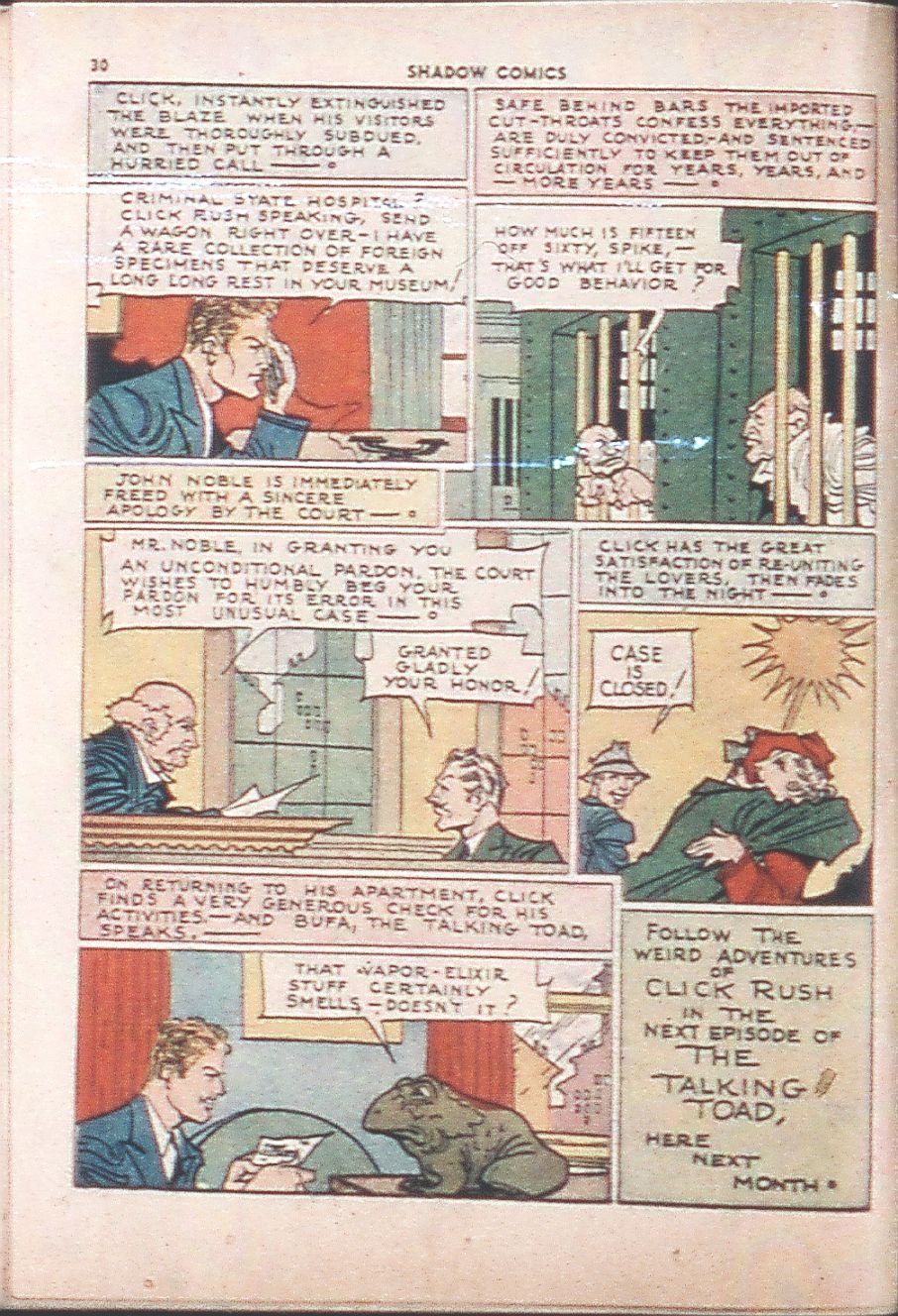 Read online Shadow Comics comic -  Issue #6 - 32