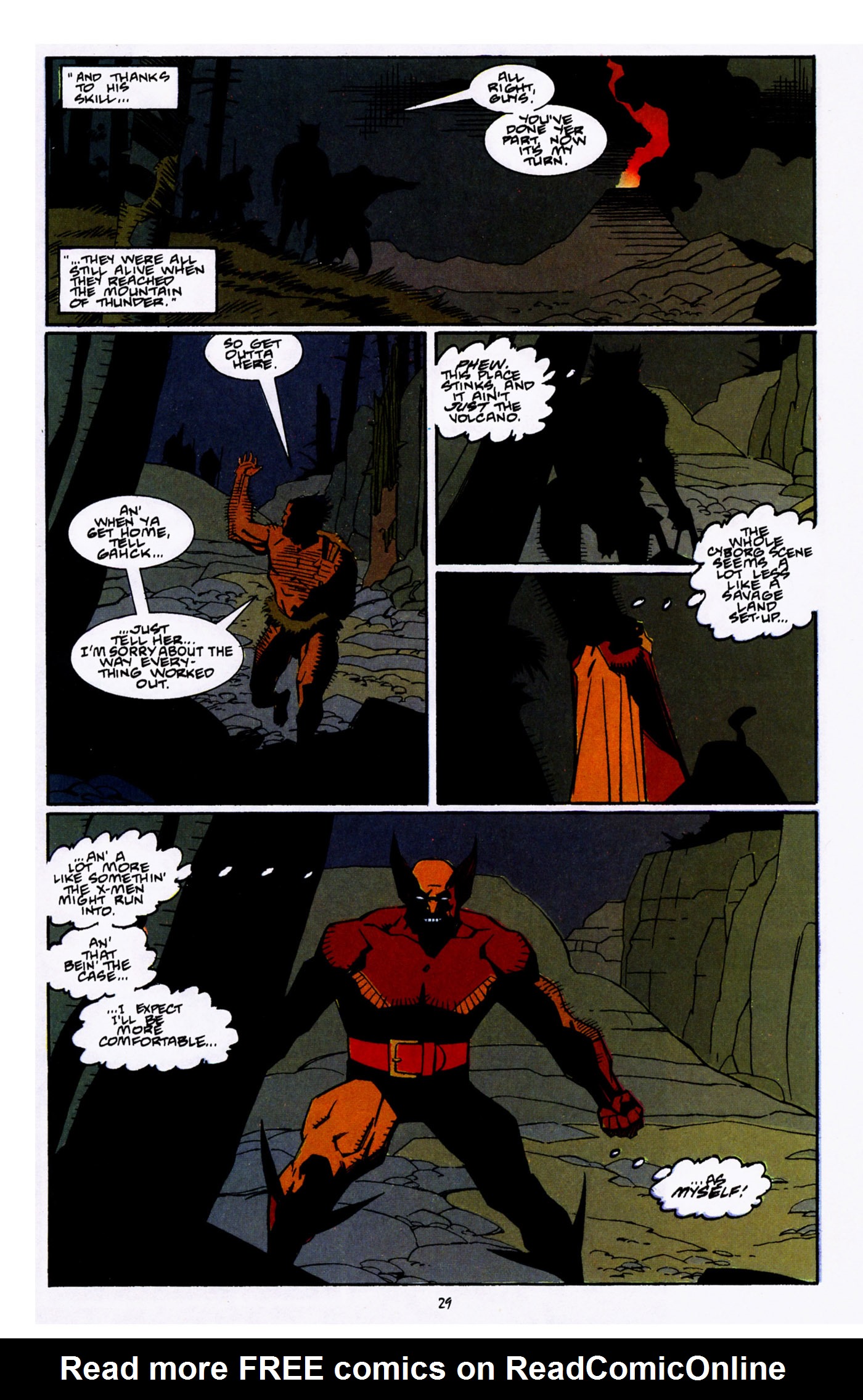 Read online Wolverine • The Jungle Adventure comic -  Issue # Full - 31