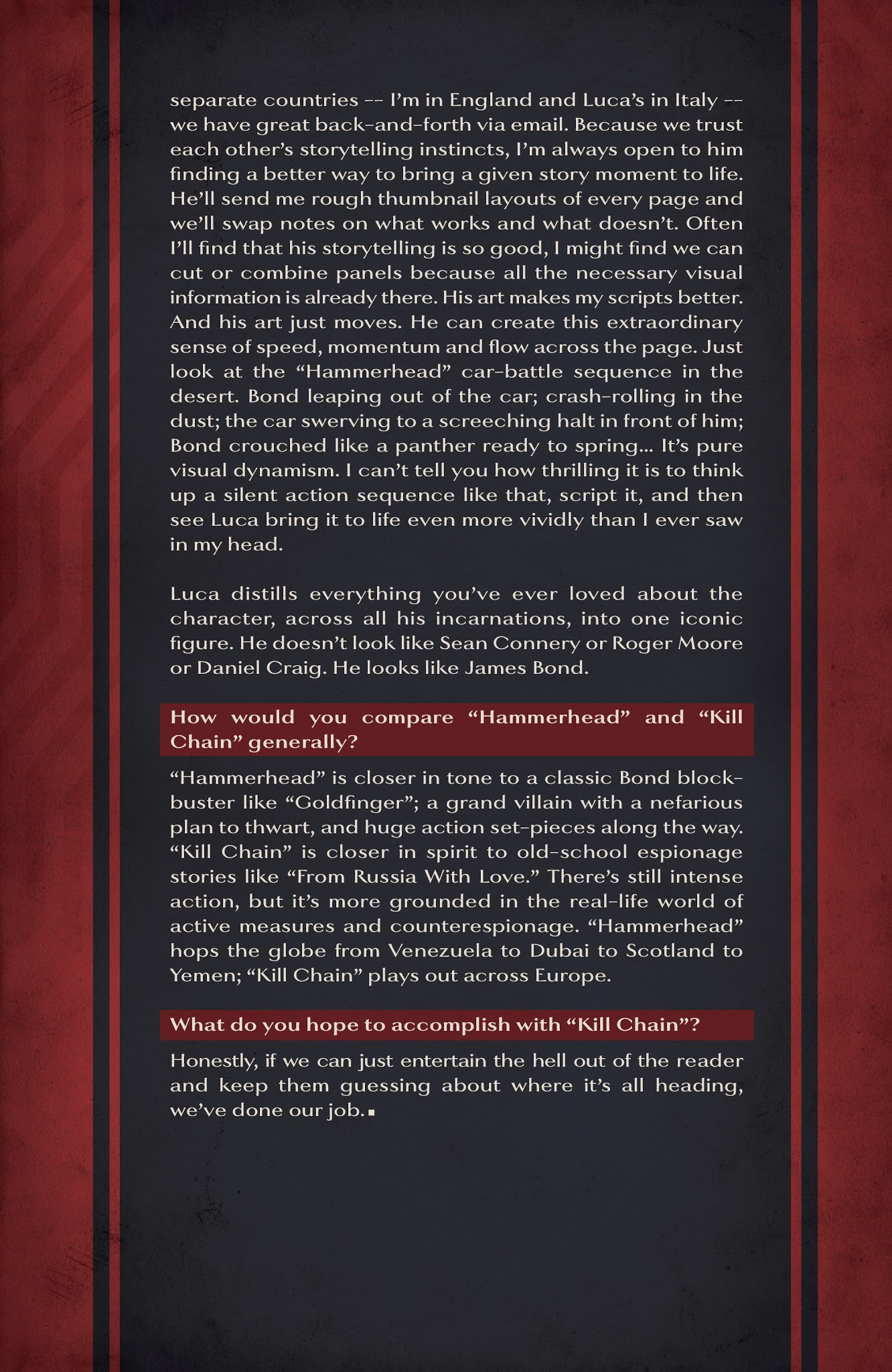 Read online James Bond: Kill Chain comic -  Issue # _TPB - 145