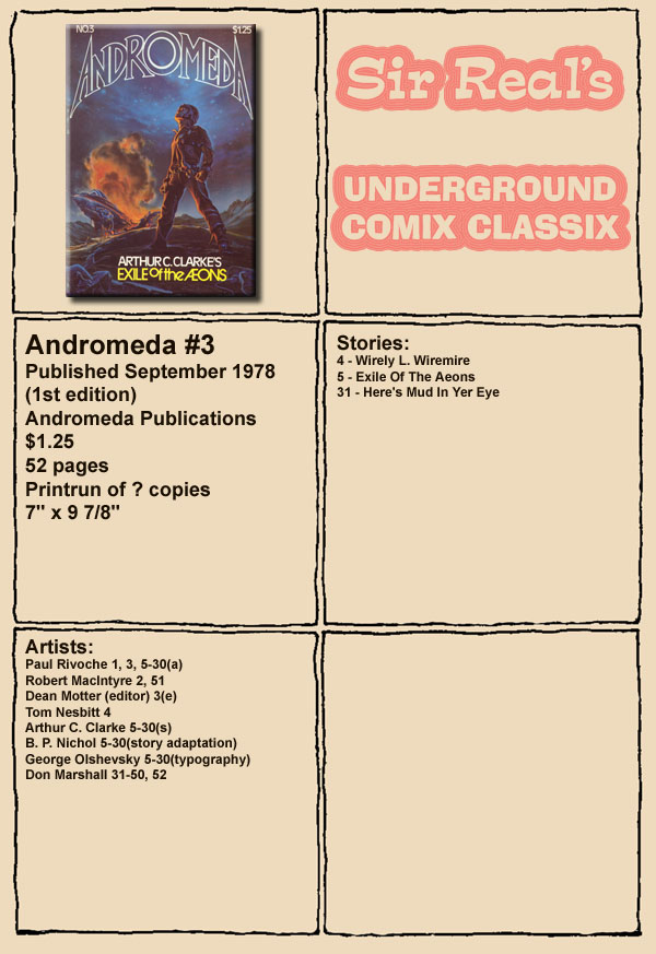 Read online Andromeda comic -  Issue #3 - 1