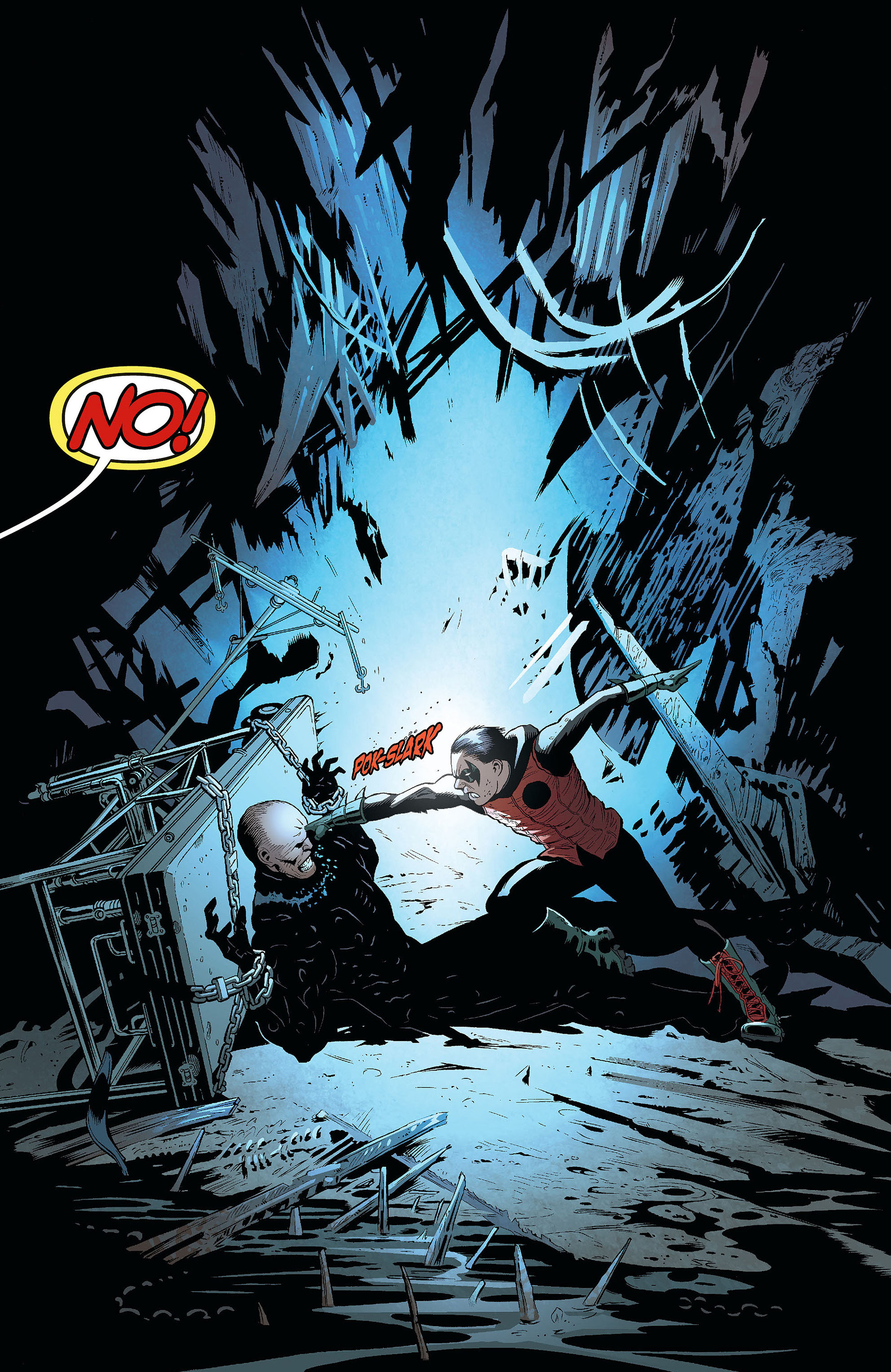 Read online Batman and Robin (2011) comic -  Issue #7 - 18