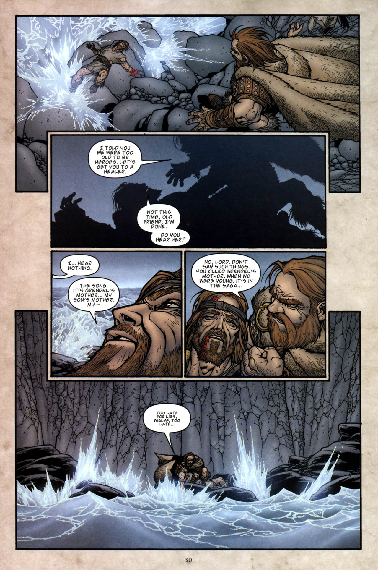 Read online Beowulf (2007) comic -  Issue #4 - 22