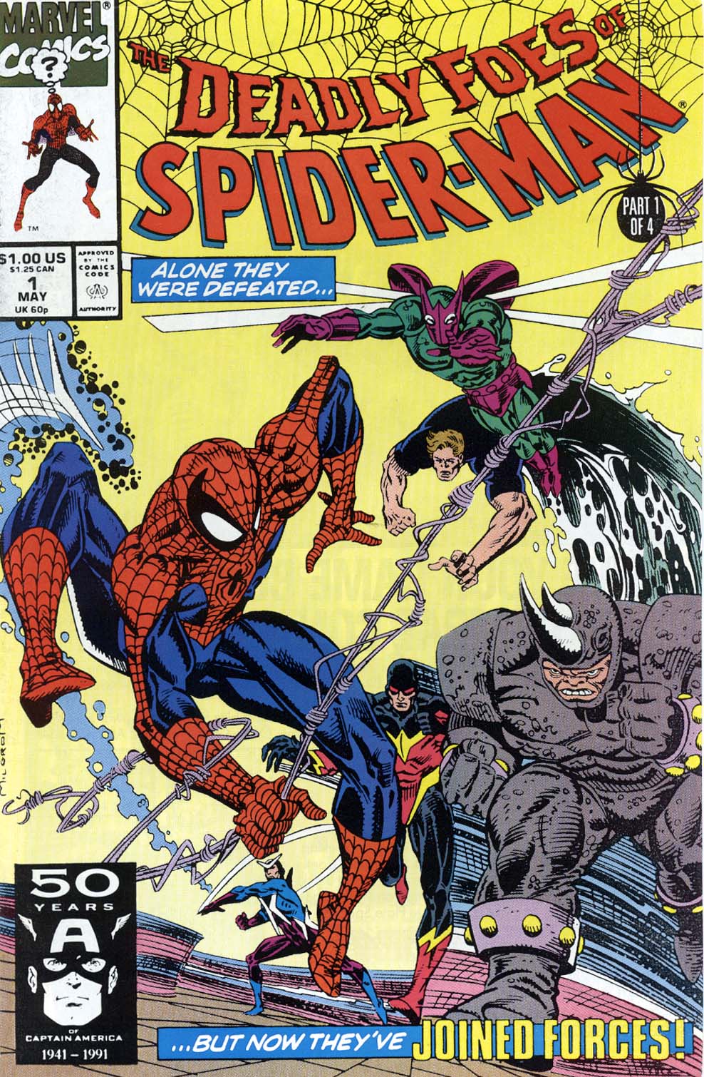 Read online Deadly Foes of Spider-Man comic -  Issue #1 - 1