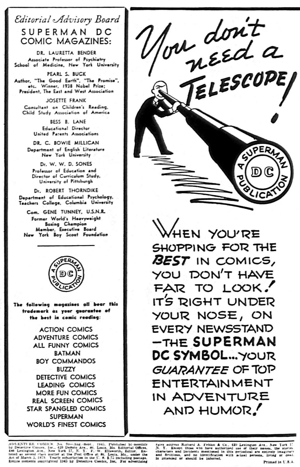 Read online Adventure Comics (1938) comic -  Issue #99 - 2