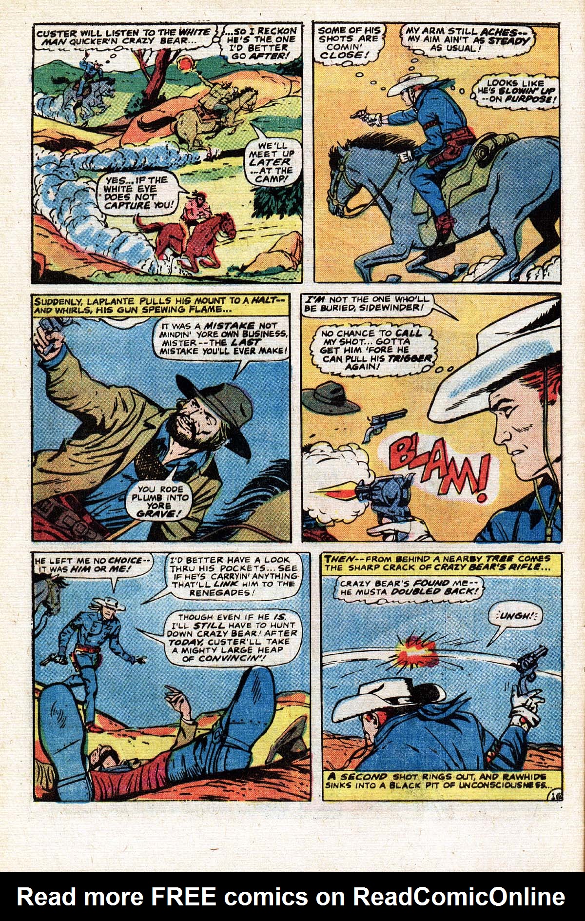 Read online The Mighty Marvel Western comic -  Issue #15 - 17