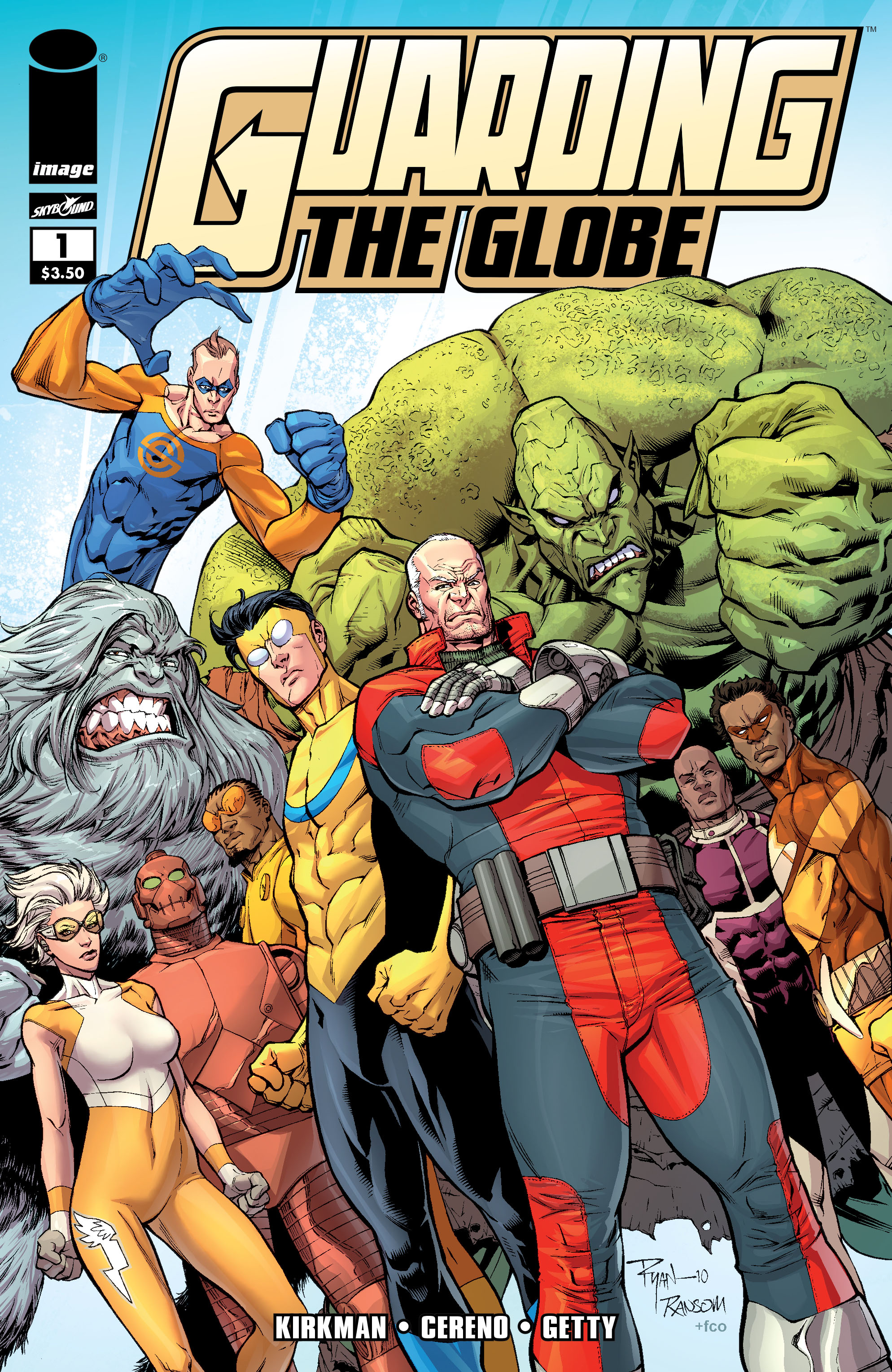 Read online Guarding the Globe (2010) comic -  Issue #1 - 1