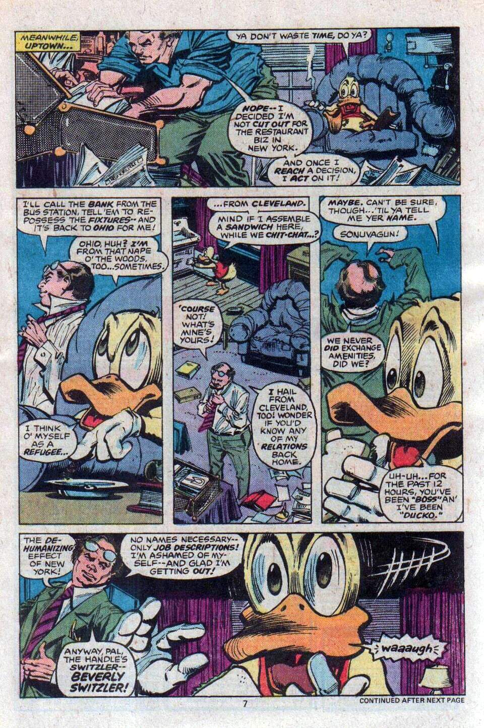 Read online Howard the Duck (1976) comic -  Issue #21 - 6