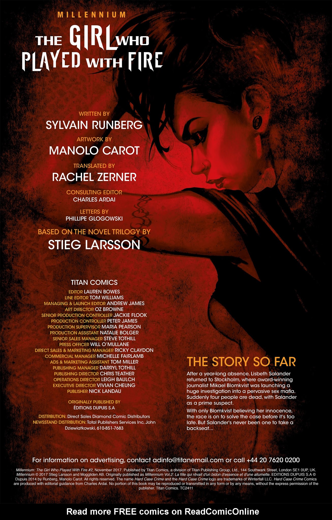 Read online Millennium: The Girl Who Played With Fire comic -  Issue #2 - 3