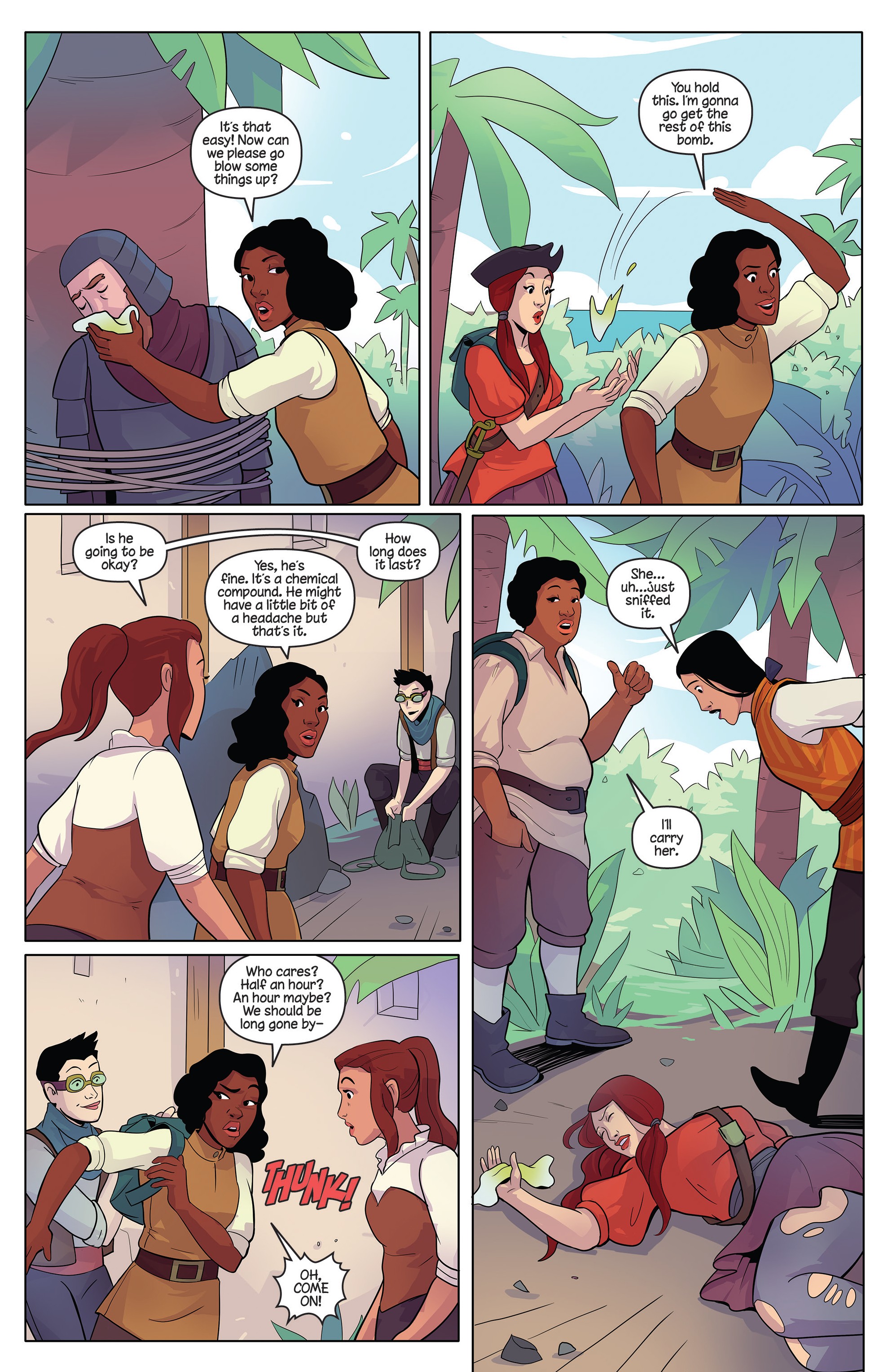 Read online Princeless Raven Year Two: Love and Revenge comic -  Issue # _TPB Assault On Golden Rock - 79