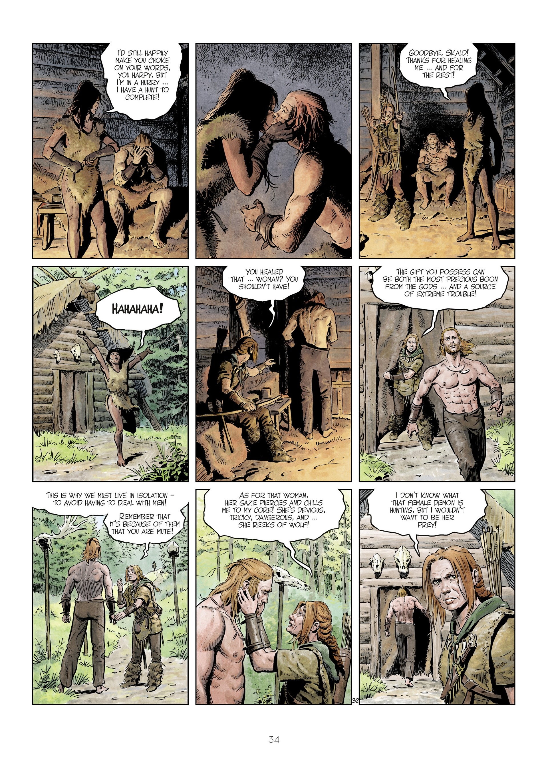 Read online The World of Thorgal: Wolfcub comic -  Issue #5 - 36