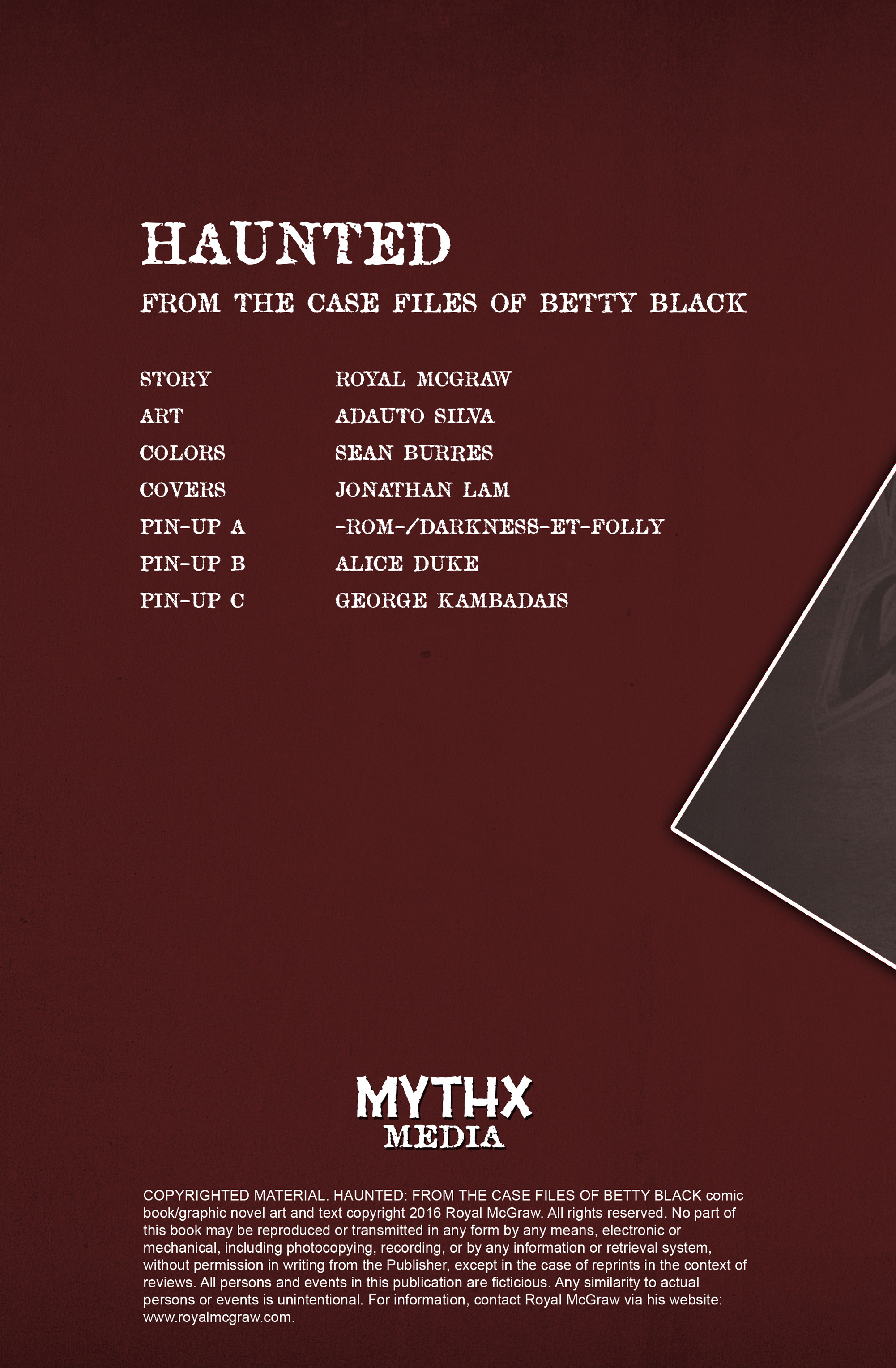 Read online Haunted: From The Case Files of Betty Black comic -  Issue # Full - 2