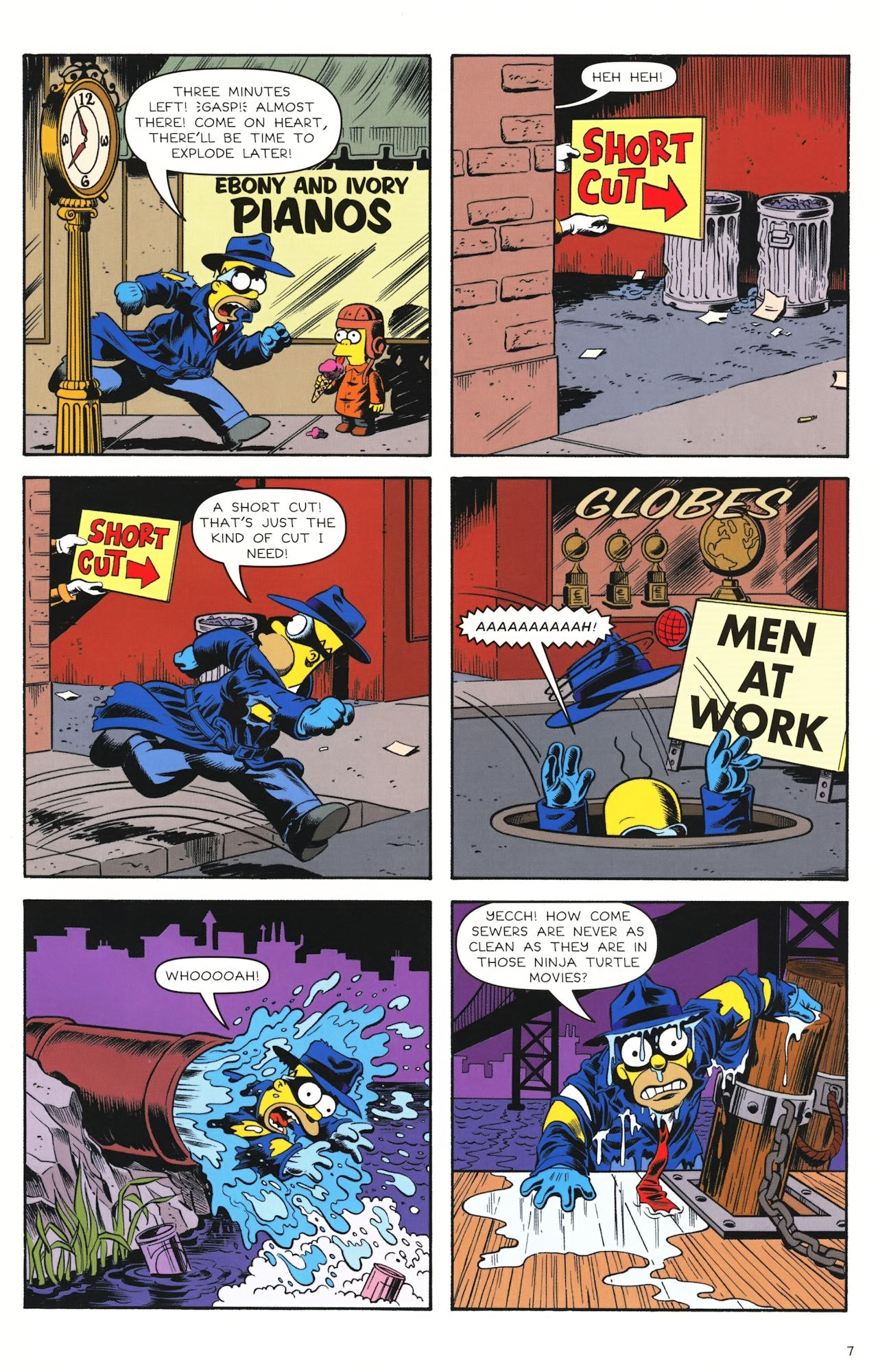 Read online Bongo Comics Presents Simpsons Super Spectacular comic -  Issue #8 - 9