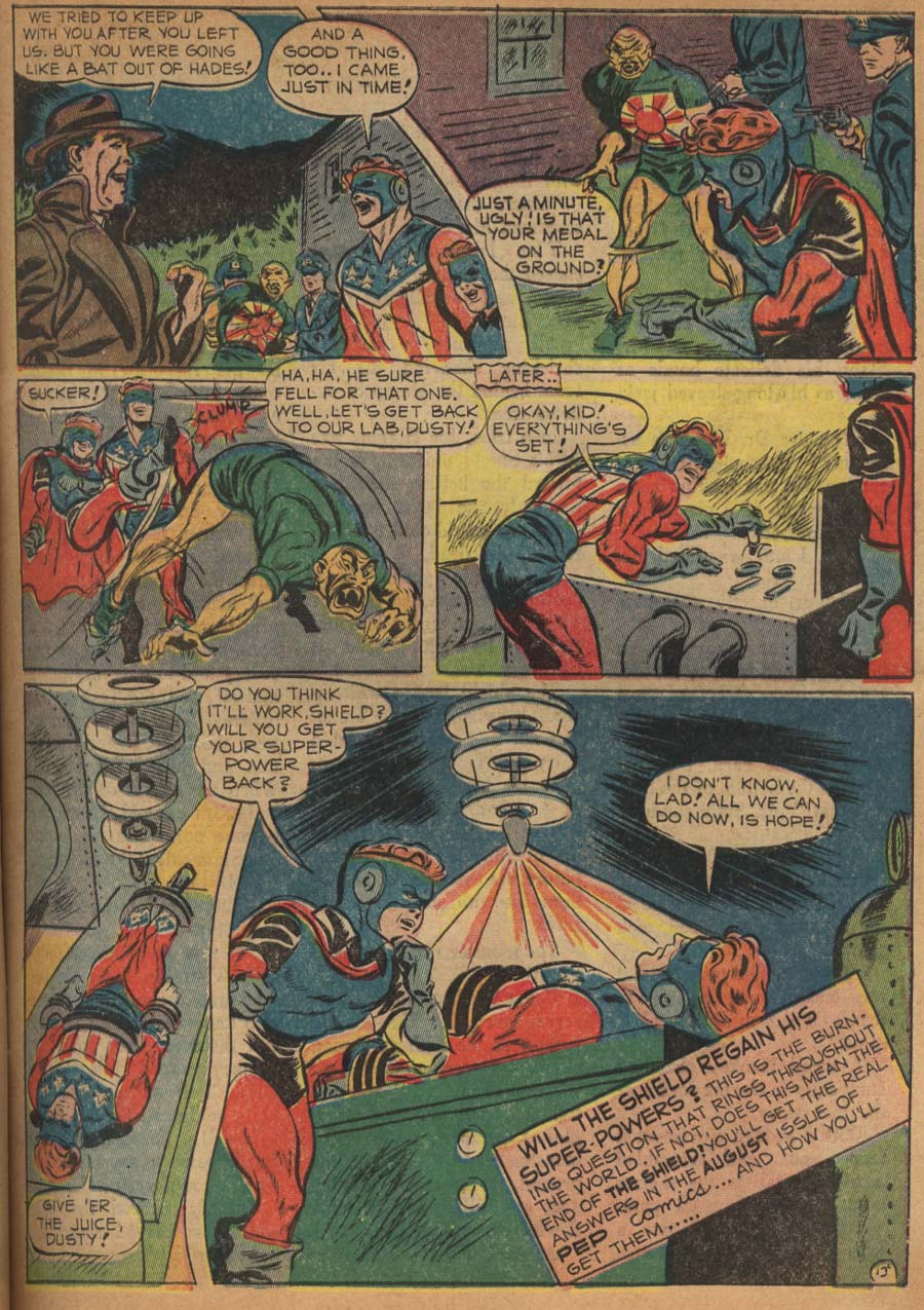 Read online Pep Comics comic -  Issue #29 - 15