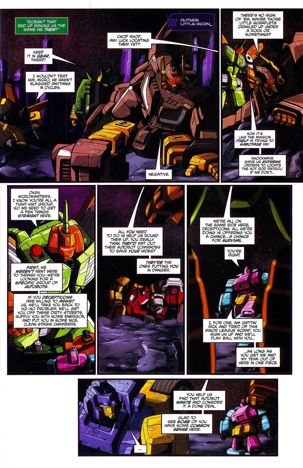 Read online Transformers: Micromasters comic -  Issue #3 - 11