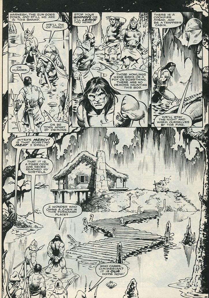 Read online The Savage Sword Of Conan comic -  Issue #172 - 11